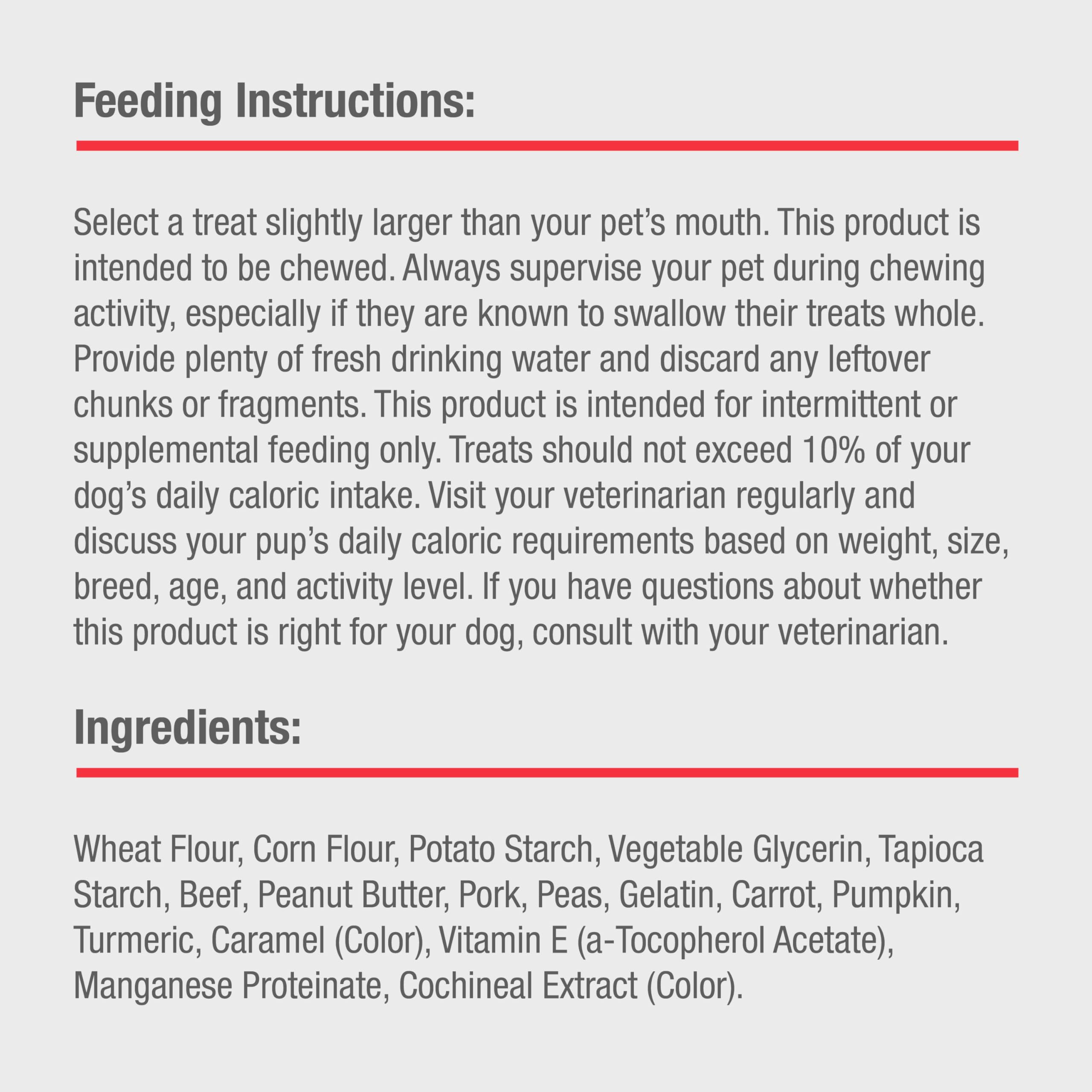 Dreambone Triple Flavor Swirlz No Chicken Added for Dogs, 25 Count, Treat Your Dog to Easy-to-Digest Rawhide-Free Chews Made wit