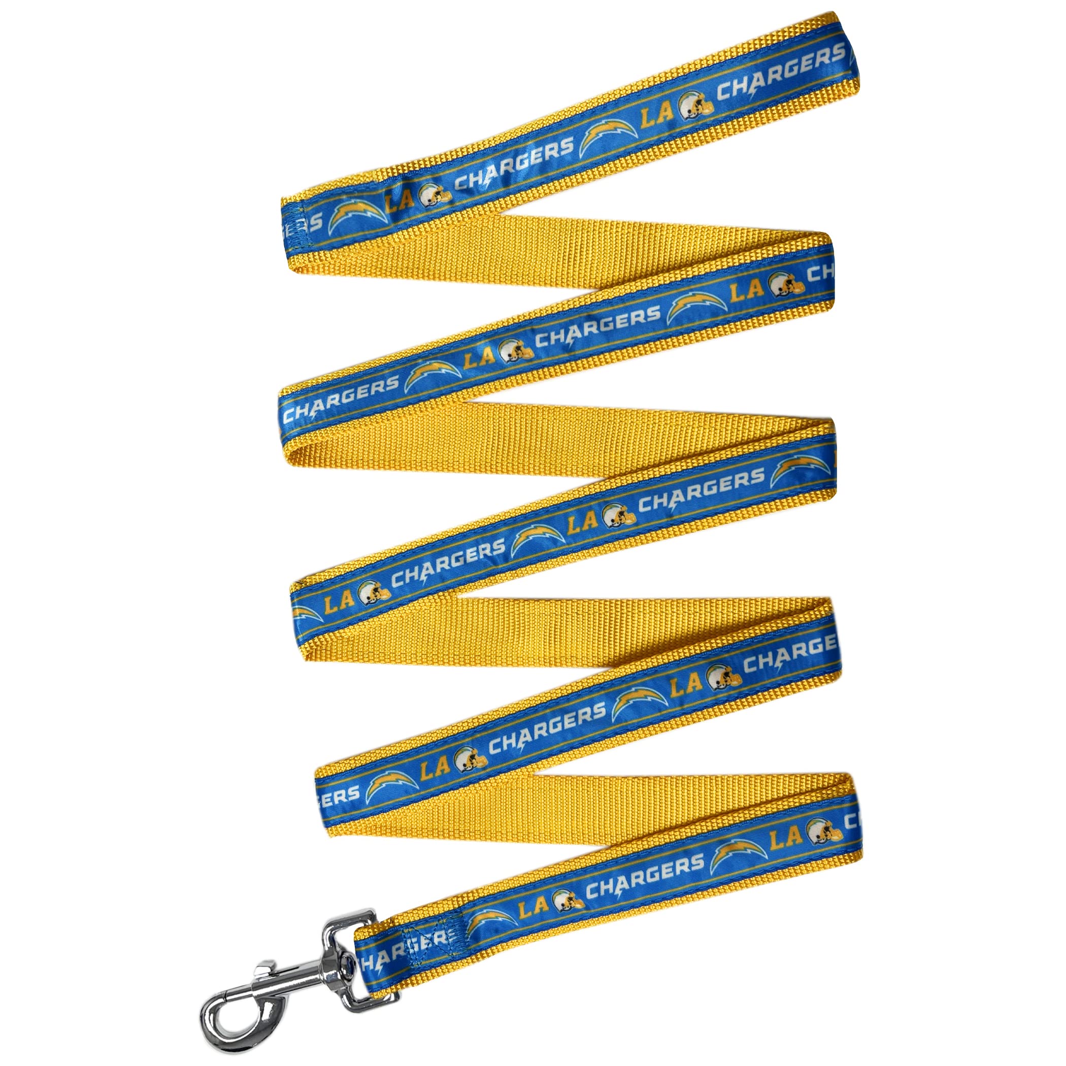Nfl Pet Los Angeles Chargers Dog Leash, Small Football Team Leash For Dogs & Cats - Shiny & Colorful, Licensed By The Nfl