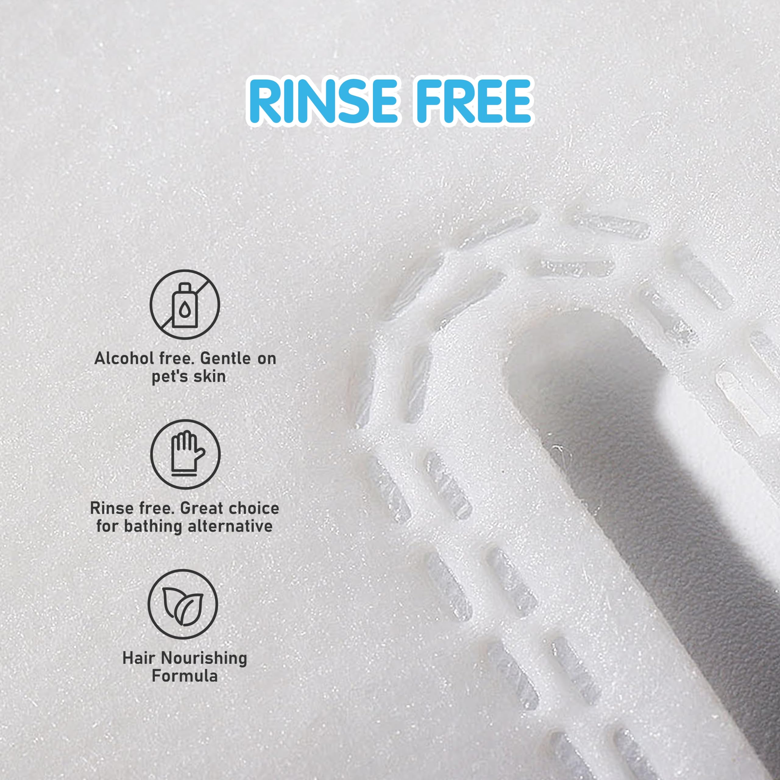 Cocoyo Disposable Grooming Glove Wipes For Dogs & Cats I Fur Deodorizing I Fresh Moutain Pine Scent I Rinse Free & Bathing Glove