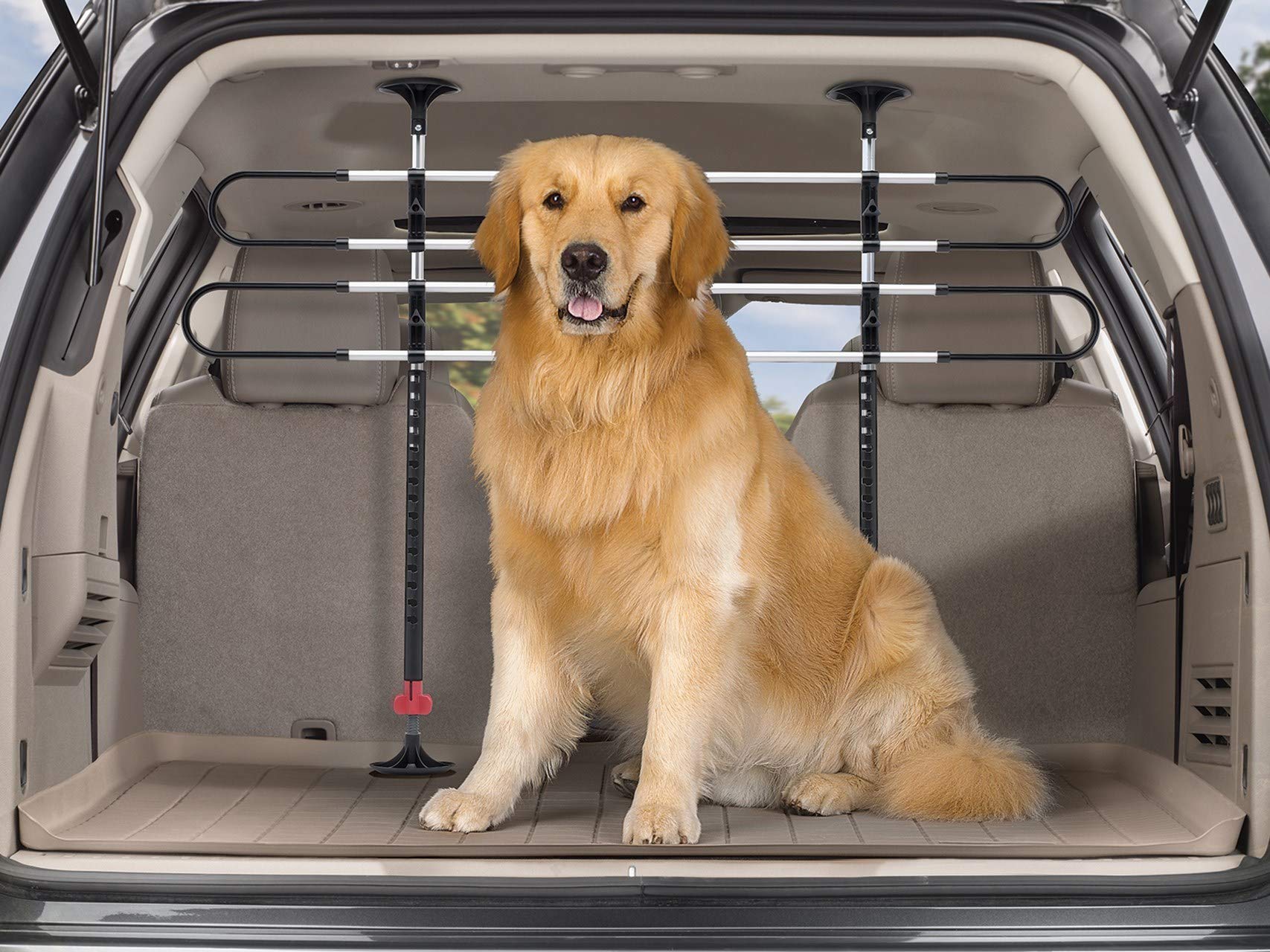 Weathertech Pet Barrier - Keeps Pets Secure In Vehicle Behind Your 2Nd Or 3Rd Row Seats (8Apb01)