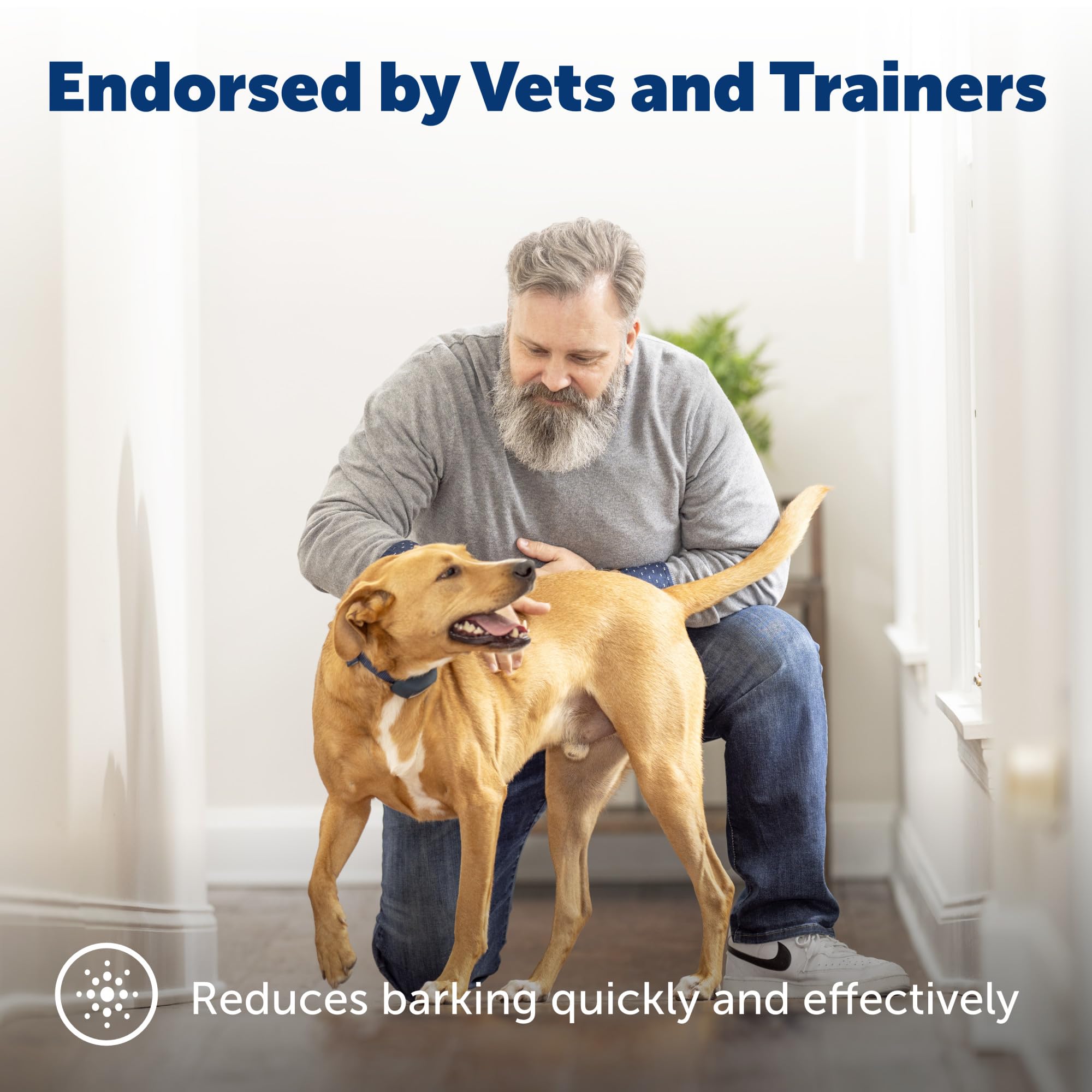 Petsafe Rechargeable Bark Collar, 15 Levels Of Automatically Adjusting Static Correction - Rechargeable, Waterproof - Reduces Barking And Whining - For Small, Medium, And Large Dogs Over 8 Lb