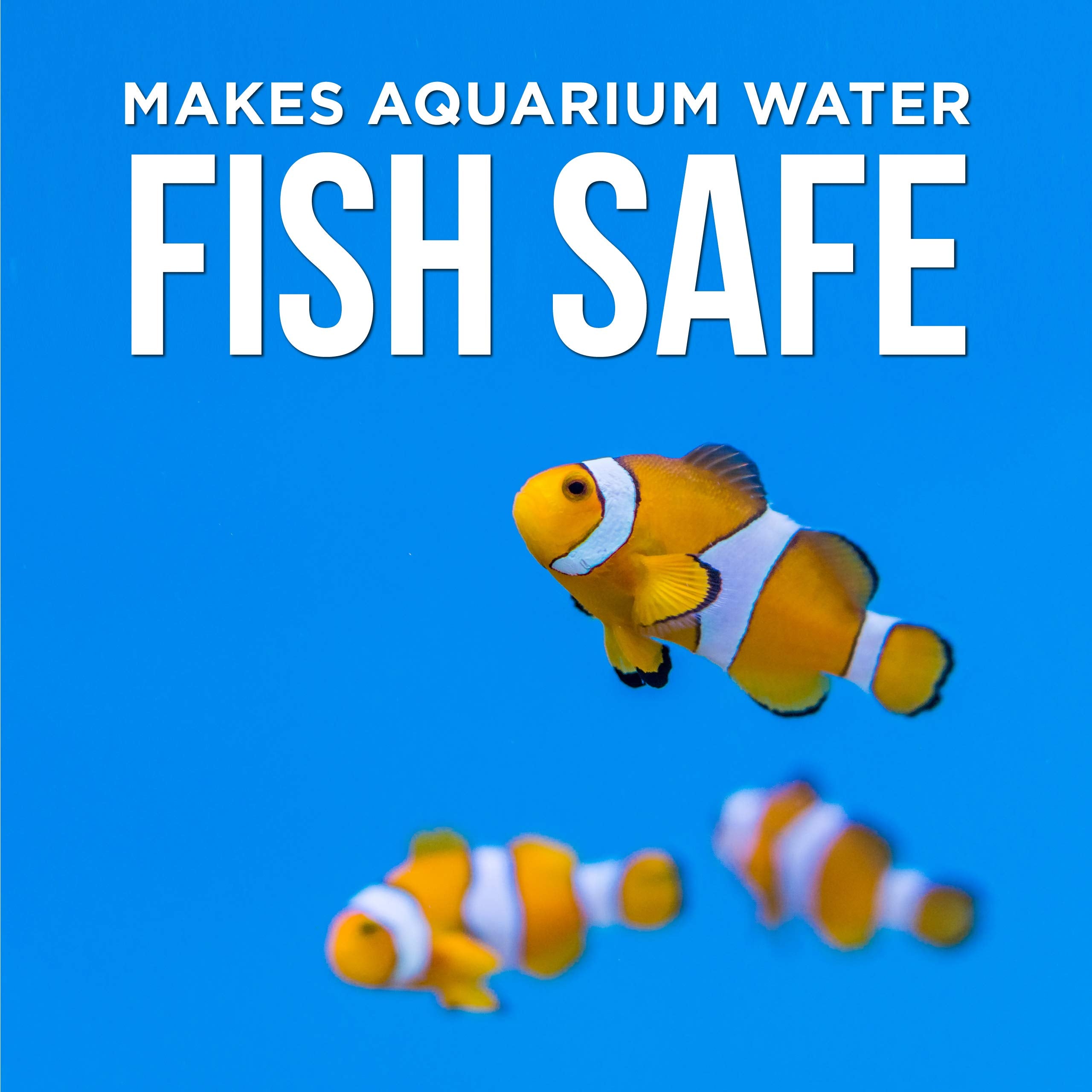 Aquarium Water Conditioner - Naturally Detoxifies and Removes Ammonia, Nitrite, Chlorine, and Chloramine from Saltwater and Fres