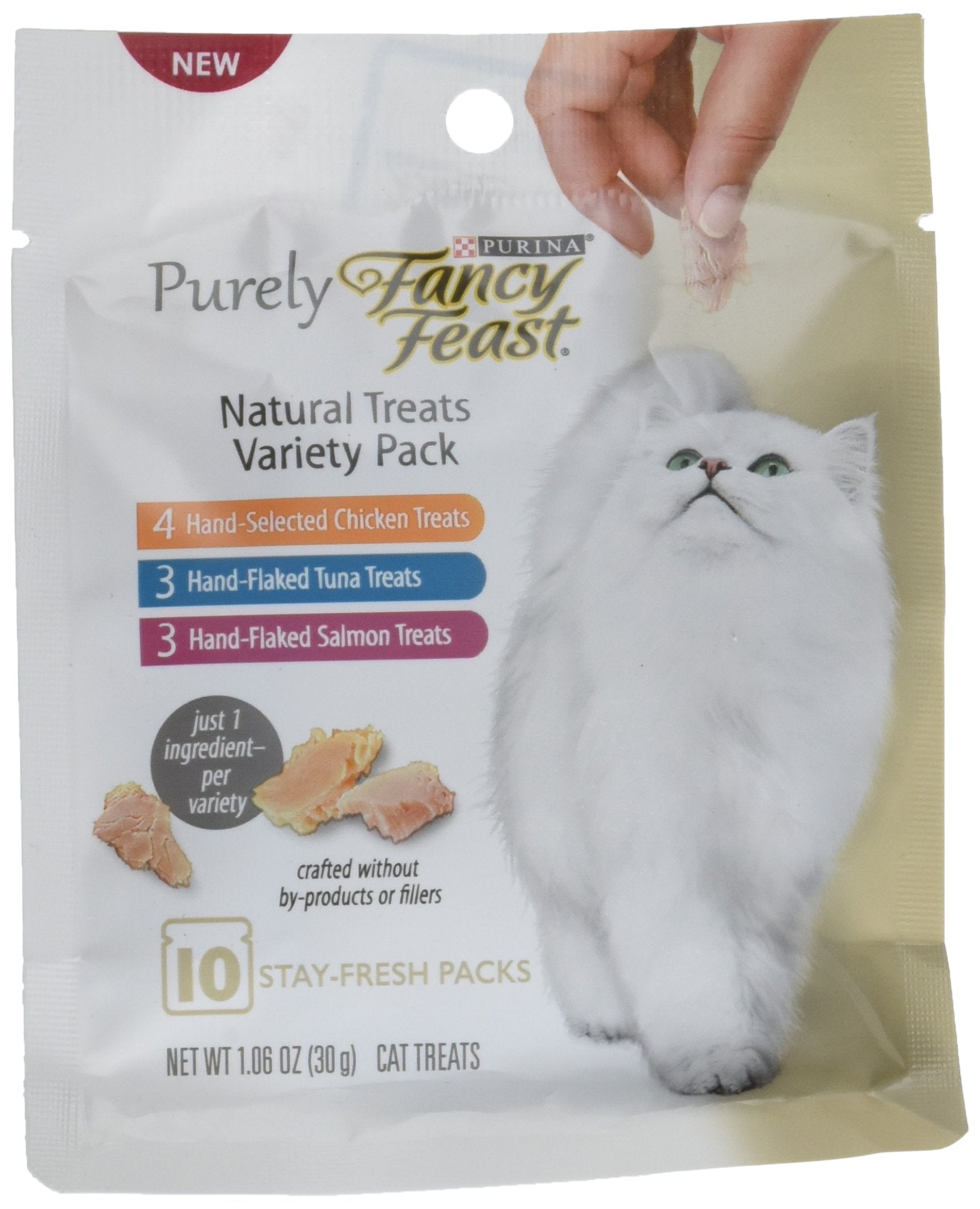 Purina Fancy Feast Purely Natural Variety Pack Cat Treats 1.06 Oz. Pouch