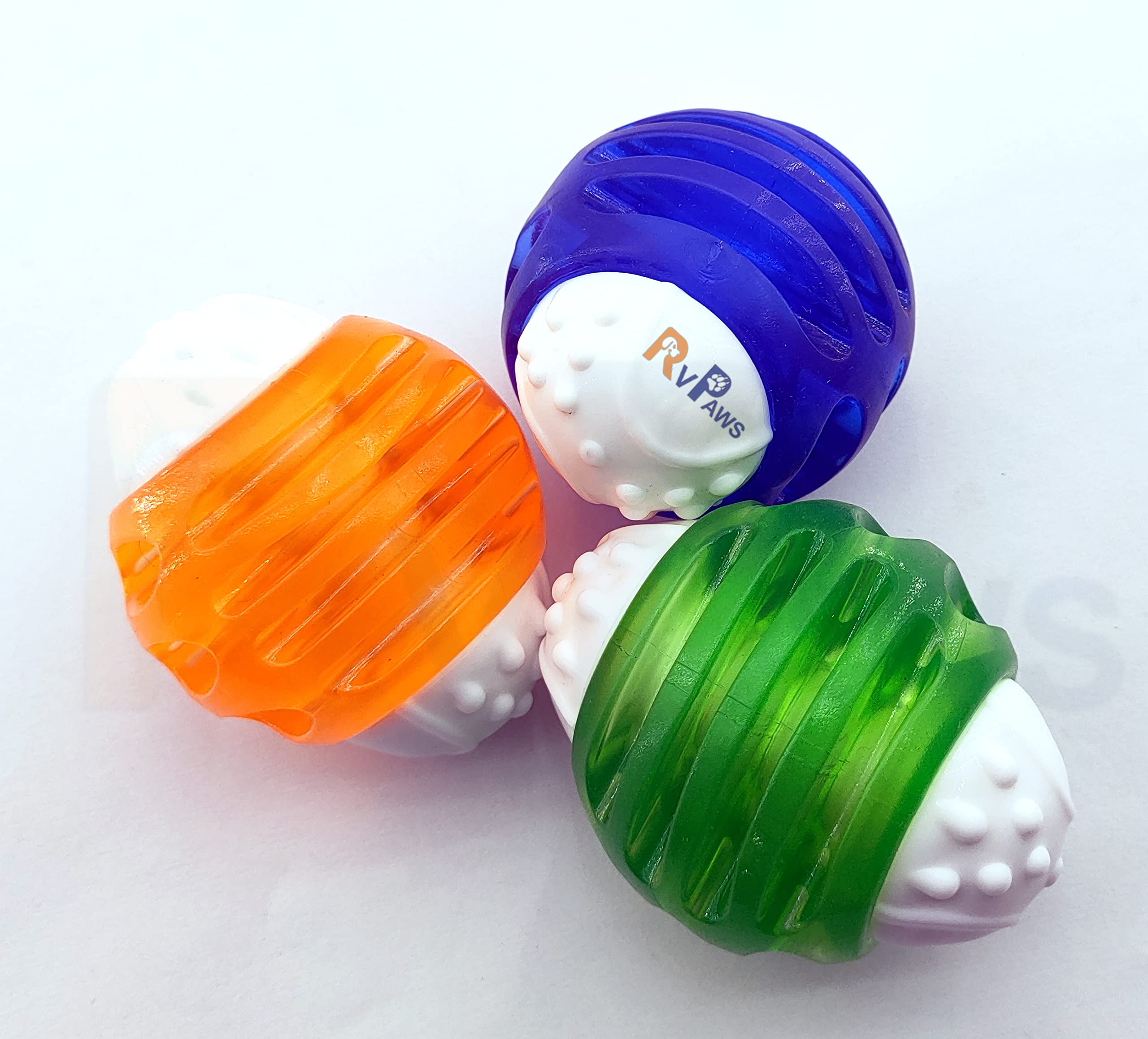 RvPaws Funny Sound Ball Interactive Dog Toy, Fun Sounds When Rolled or Shaken Funny Sound Ball Laughing Ball for Medium & Small 