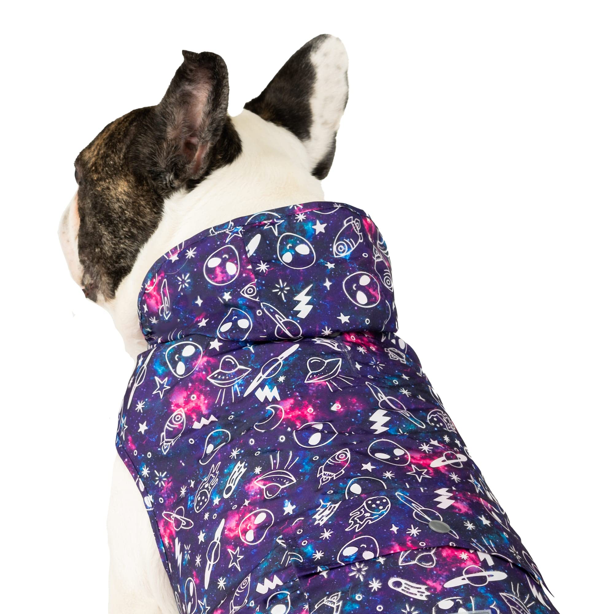 Canada Pooch Glow in The Dark Pick Me Dog Poncho, 3X-Small