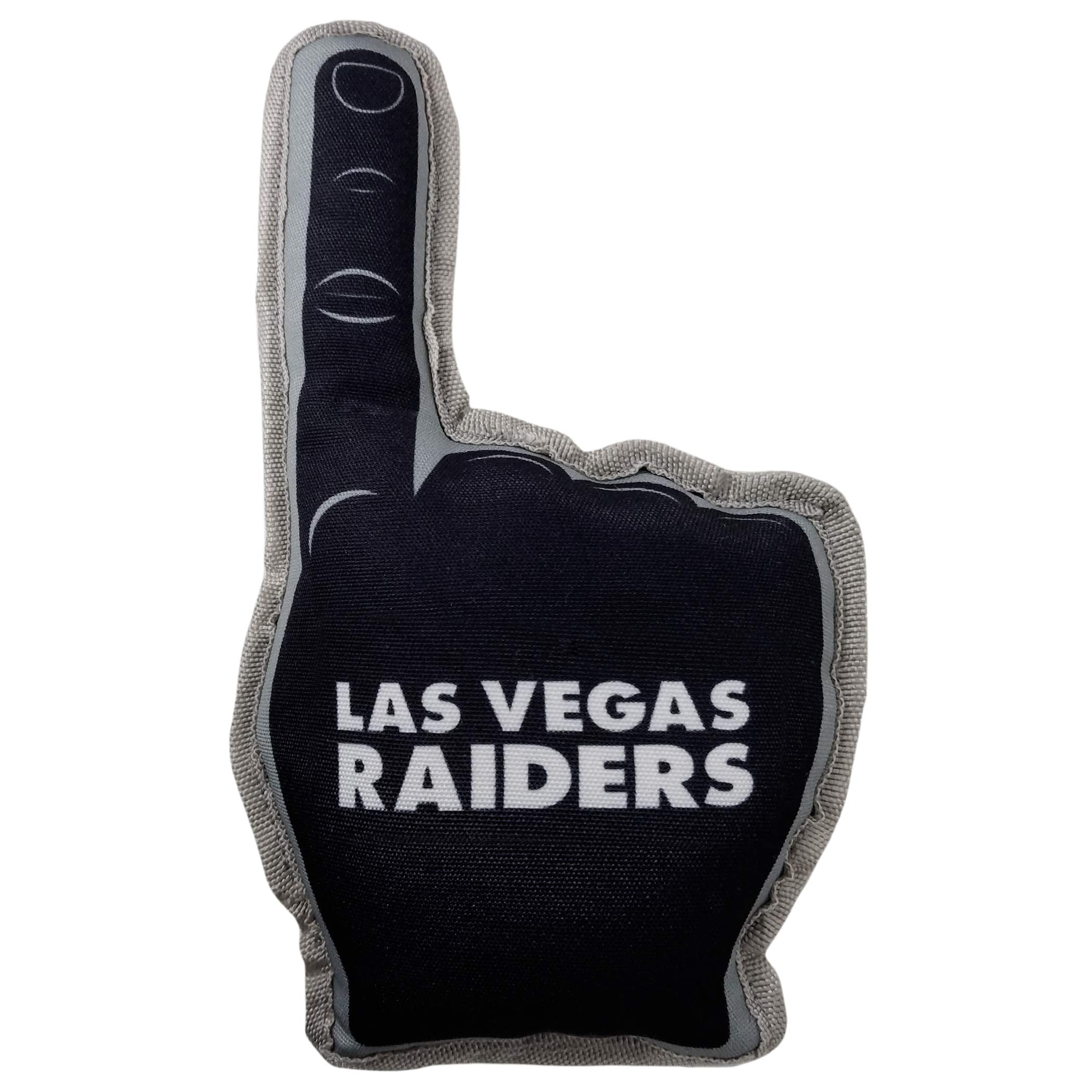 Nfl Las Vegas Raiders #1 Fan Toy For Dogs & Cats. Best Tough Pet Toy With Inner Squeaker