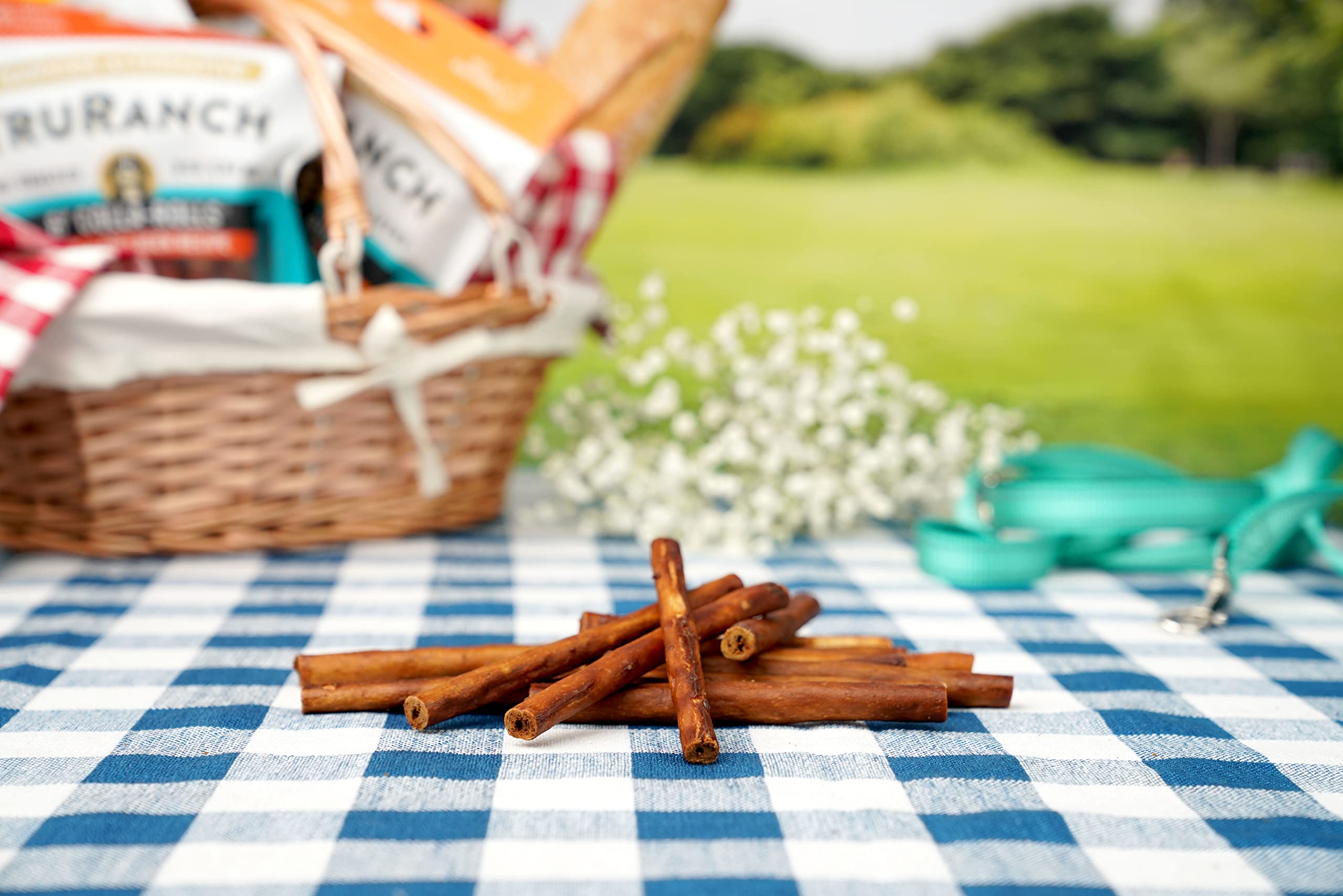 TRURANCH Collagen Sticks - 5 Collagen Sticks for Dogs - Long Lasting Healthy Joint Support Dog Treat - Rawhide Alternative - Ski
