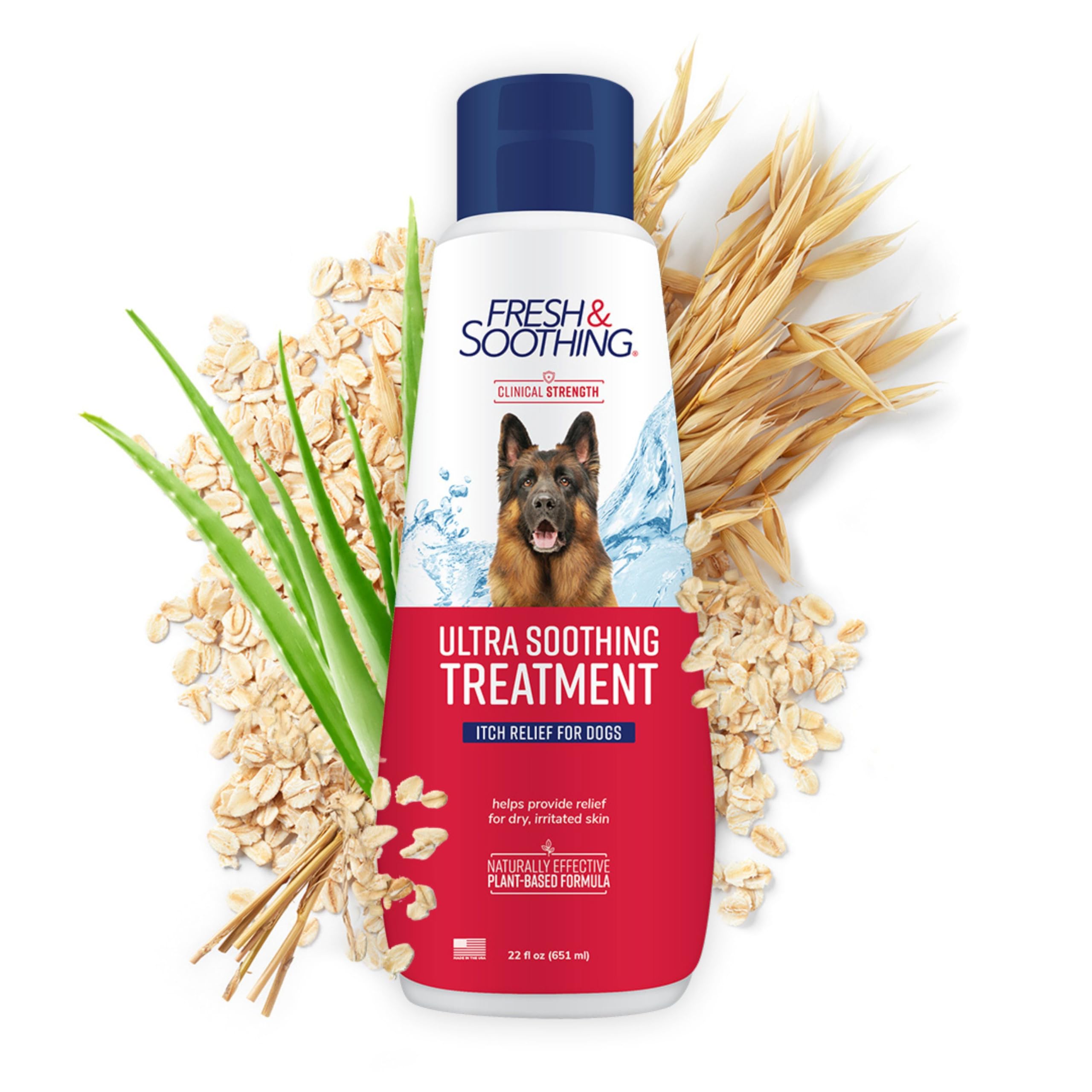 Fresh & Soothing Ultra Soothing Medicated Conditioner For Pets, 22Oz