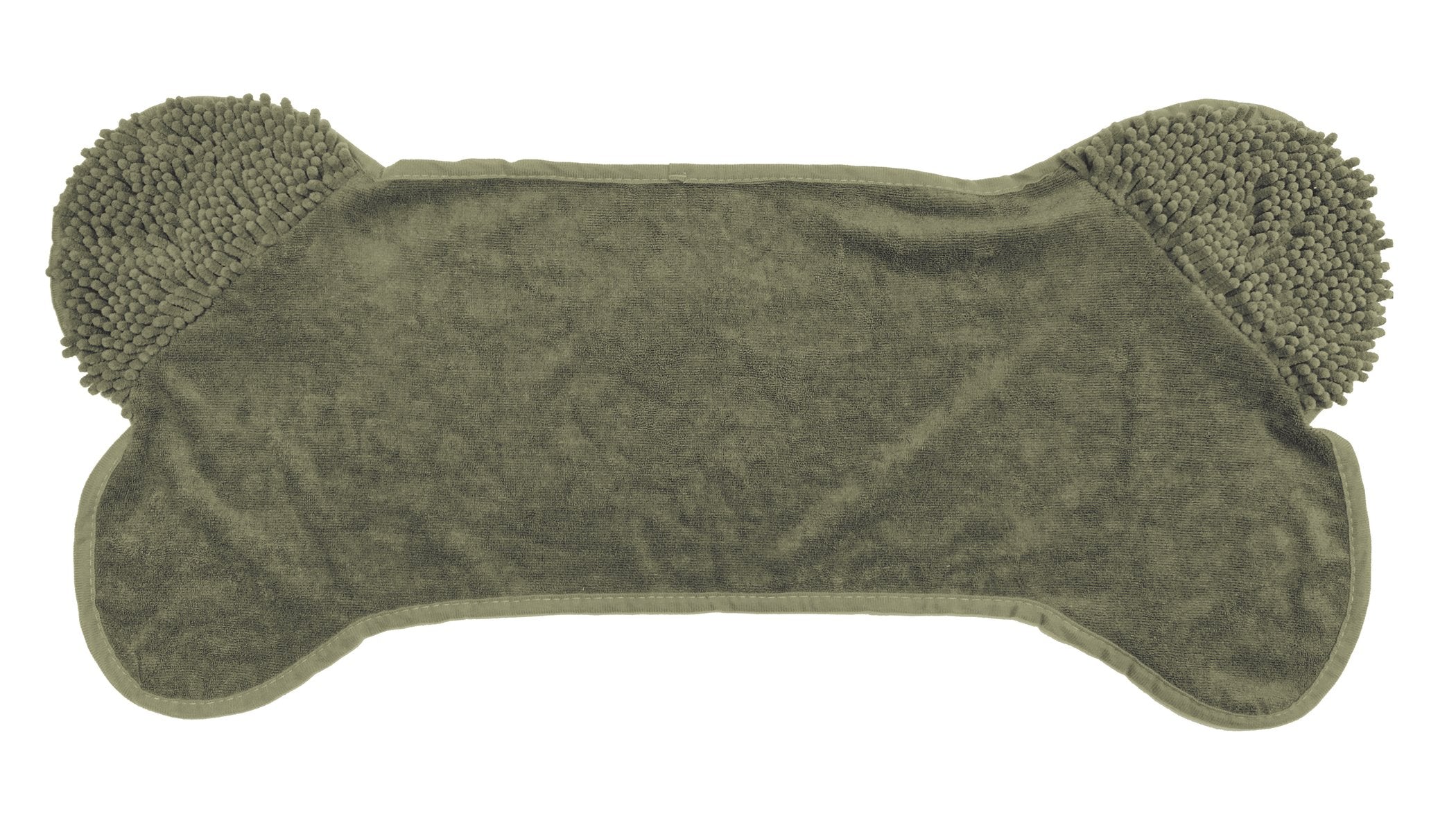 Spot Clean Paws Chenille Microfiber Dog Towel – Super Absorbent With Corner Hand Pockets For Easy Drying, Soaks Up Water Fast, For Wet Paws & Body, Machine Washable, 30 X16 In, Assorted Colors