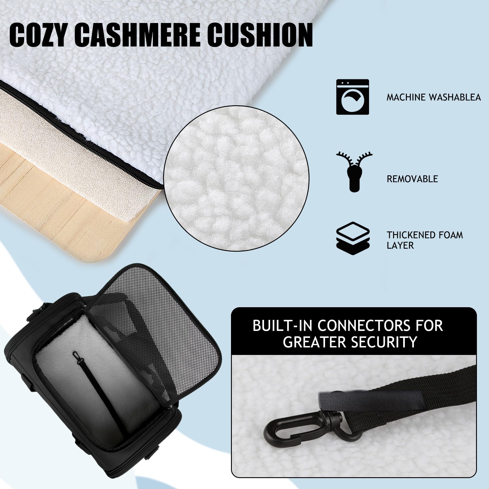 Yipincover Carriers Soft-Sided Pet Carrier For Medium Large Cats Dogs Under 35Lbs,Breathable Mesh Ventilation Design,Airline App