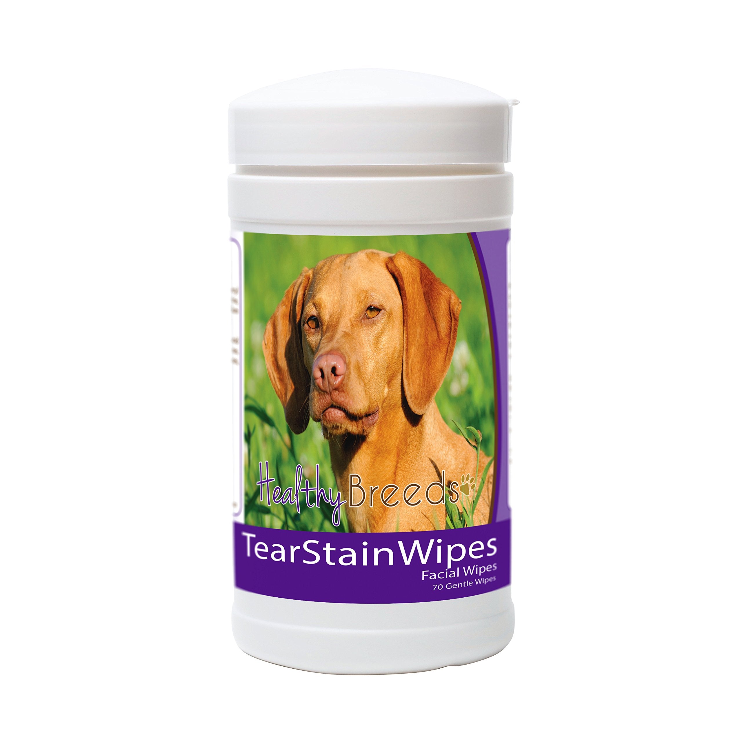 Healthy Breeds Vizsla Tear Stain Wipes 70 Count