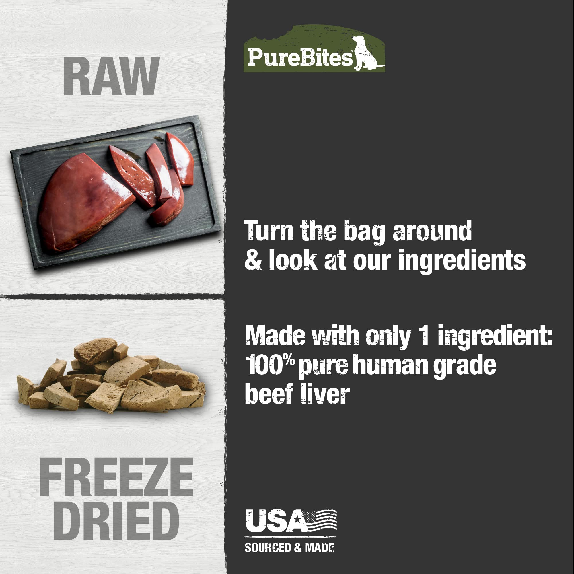 Purebites Beef Liver For Dogs, 2.0Oz / 57G - Entry Size