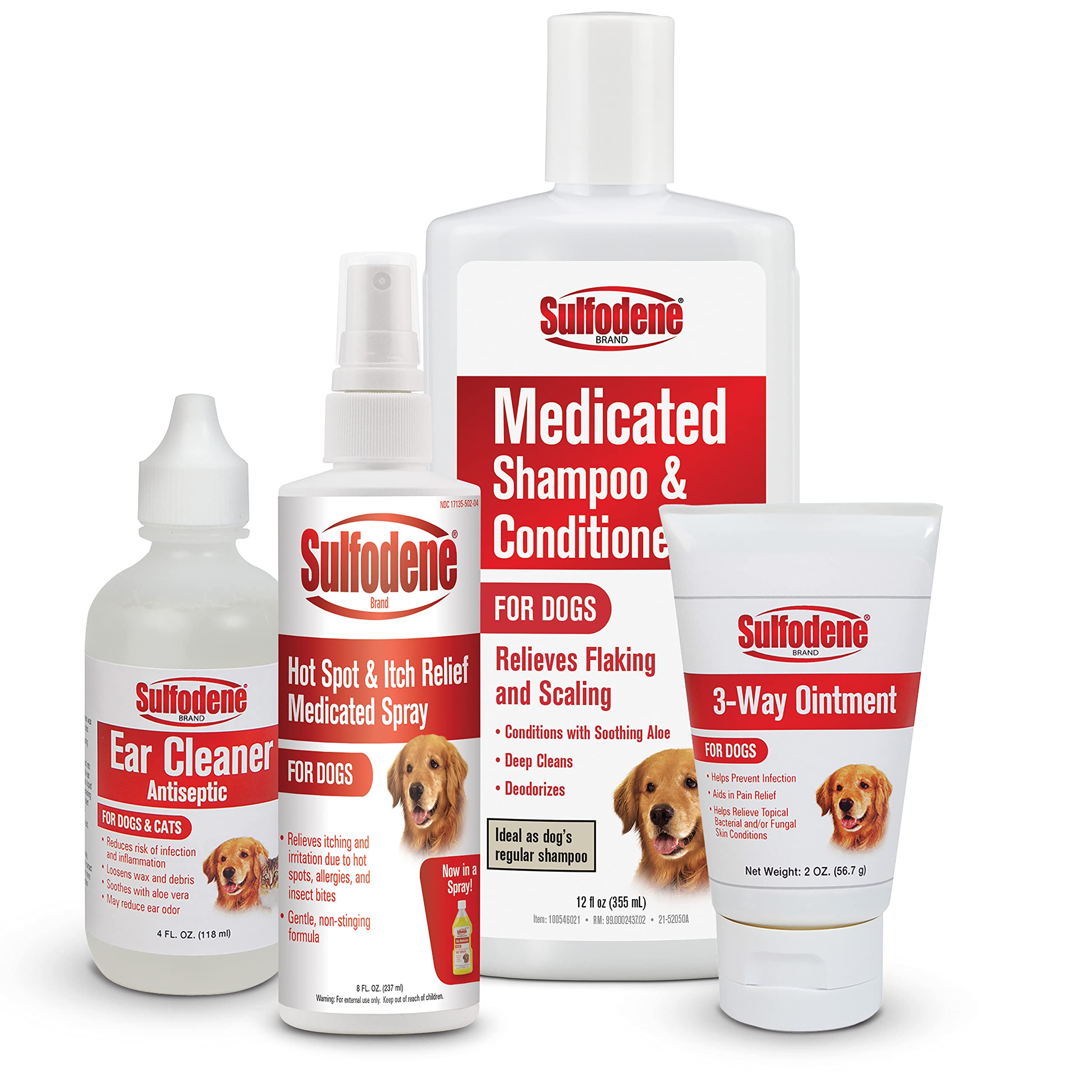 Sulfodene Hot Spot & Itch Relief Medicated Spray For Dog 8Oz