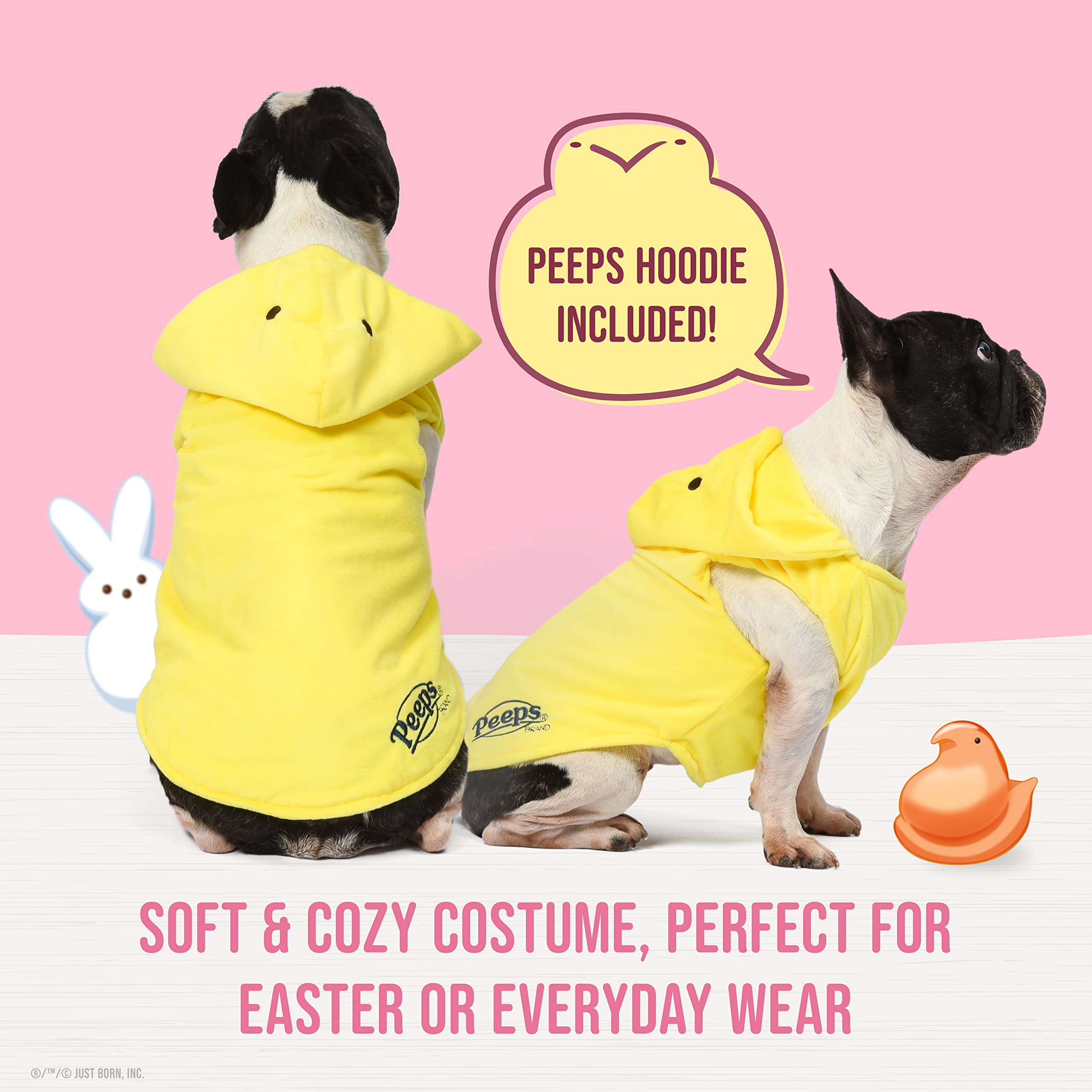 Peeps For Pets Chick Costume For Dogs, Small | Halloween And Easter Costume For Small Dogs | Cute Dog Costumes | Please See Sizi