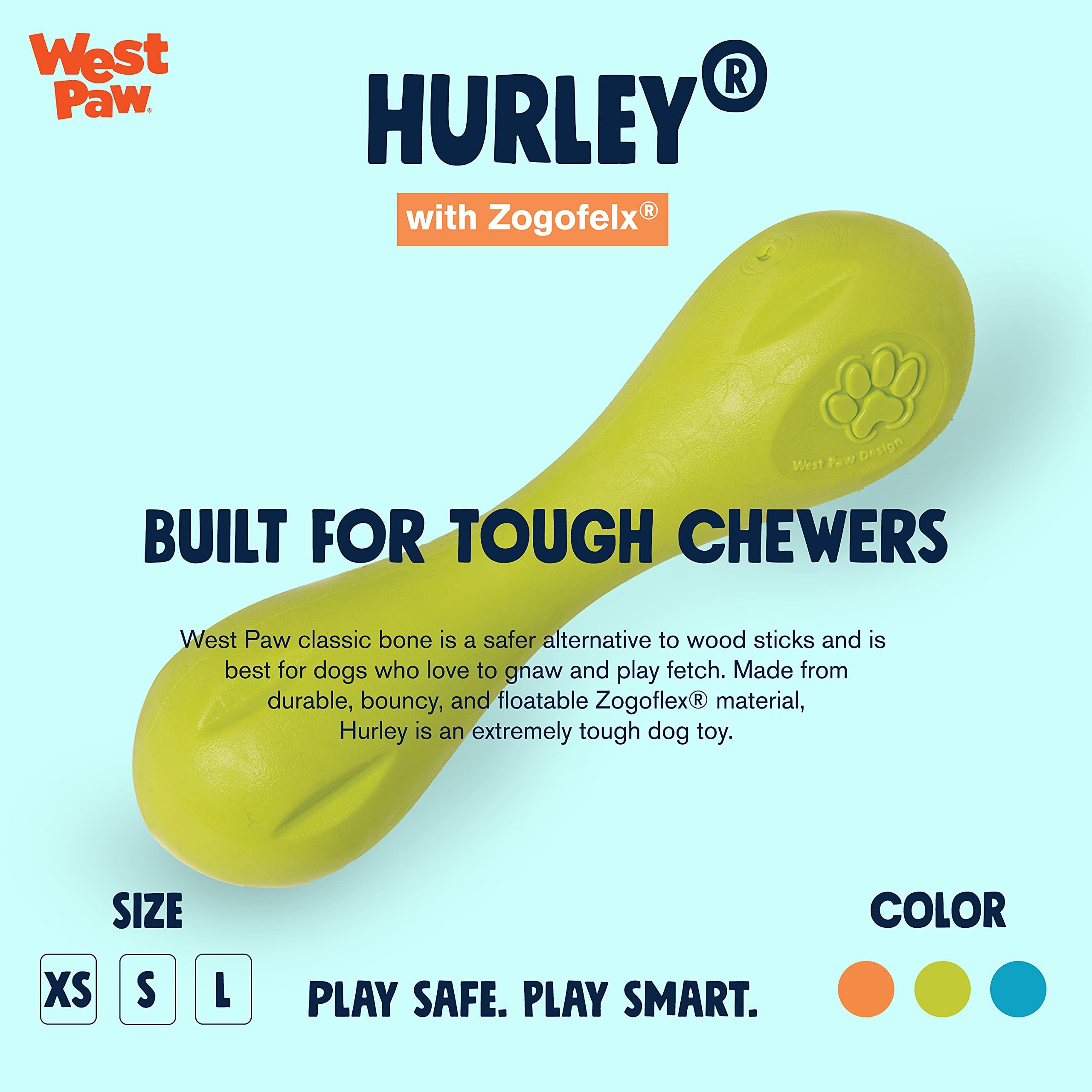 HURLEY TOY LRG GRN 8.25 (Pack of 1)