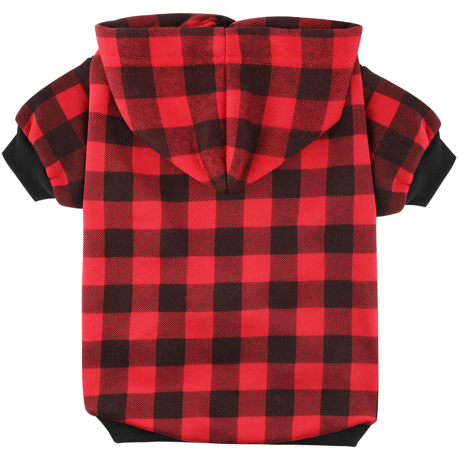 Plaid Dog Hoodie Sweatshirt Sweater For Extra Large Dogs Cat Puppy Clothes Coat Warm And Soft(Xxl)