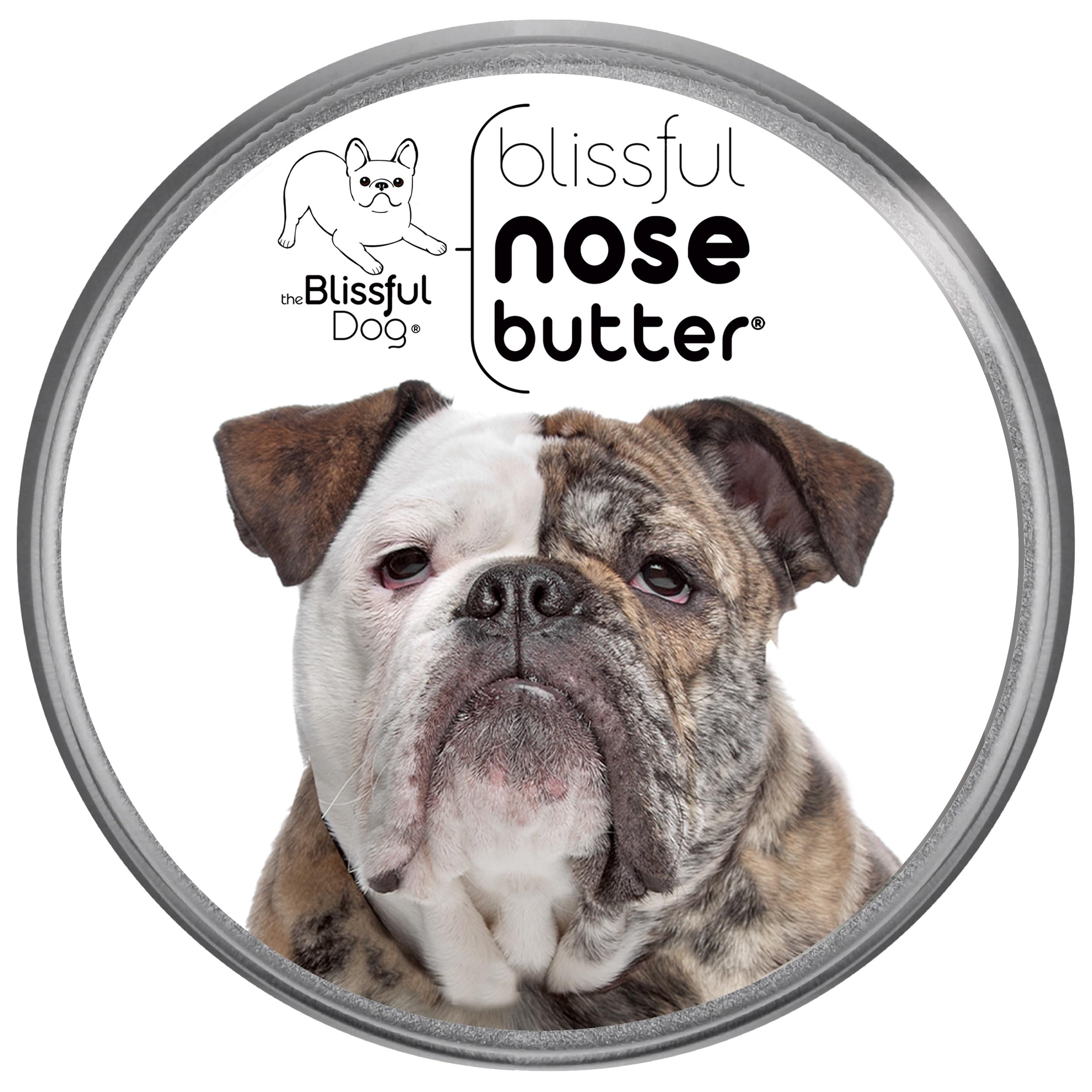 The Blissful Dog Olde English Bulldogge Unscented Nose Butter - Dog Nose Butter, 8 Ounce