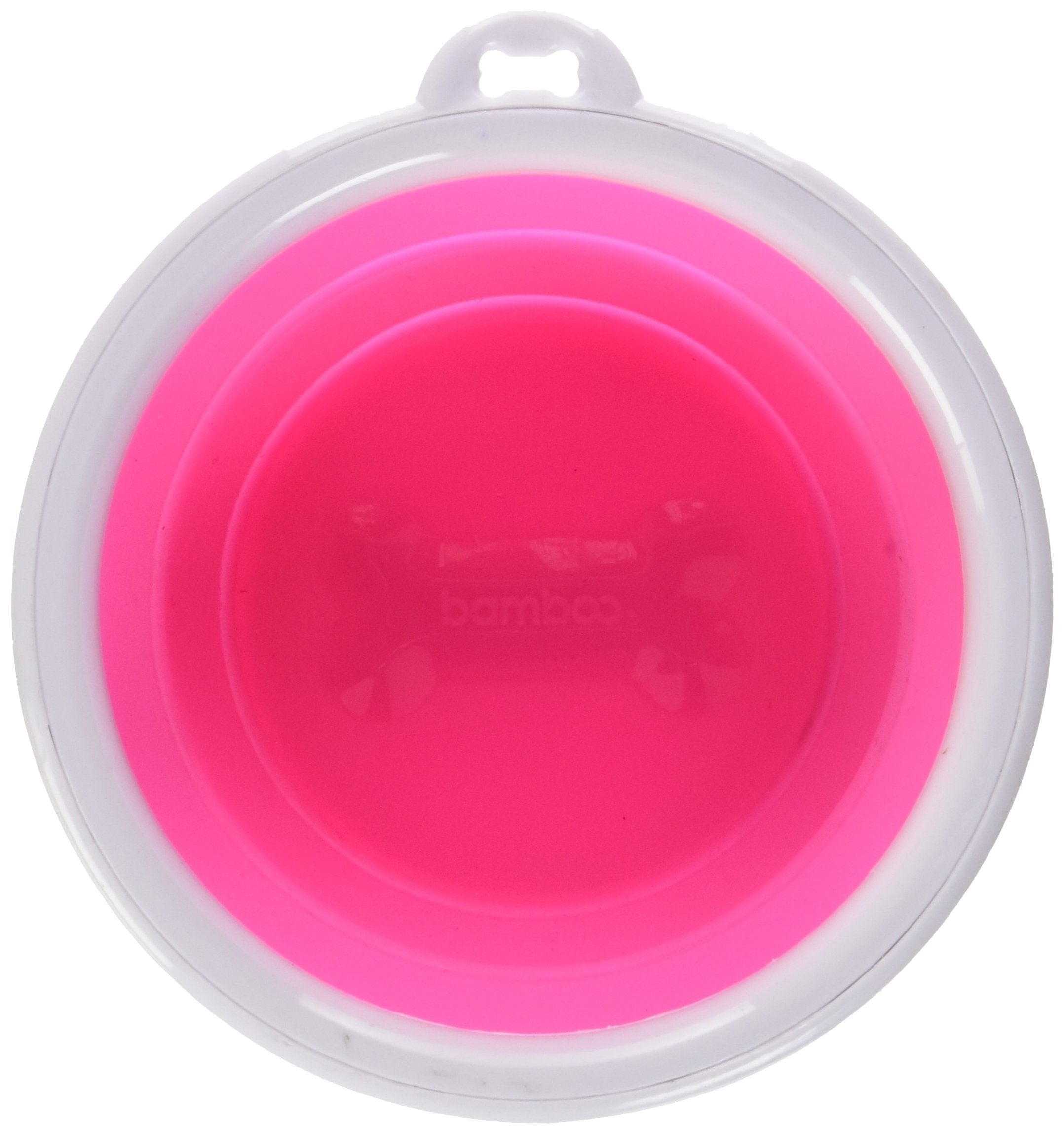 Bamboo Bamboo Silicone Pop-Up Travel Bowl, 1-Cup, Colors Vary