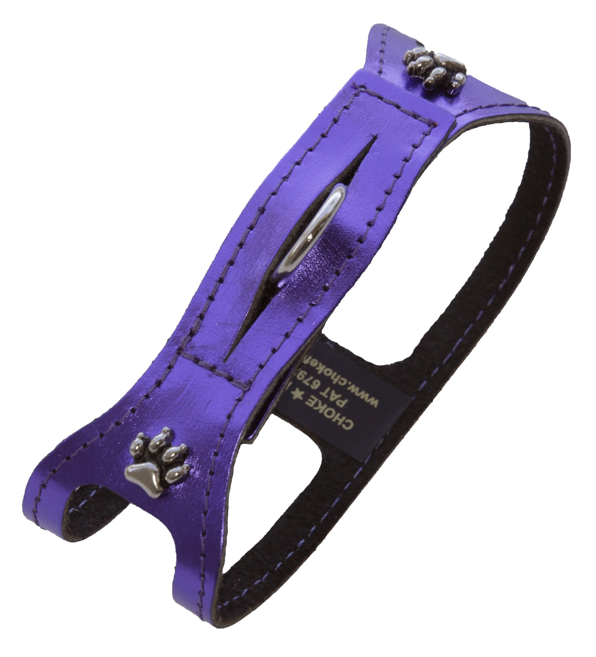 Chokefree Pet Shoulder Collar, 8', Metallic Purple