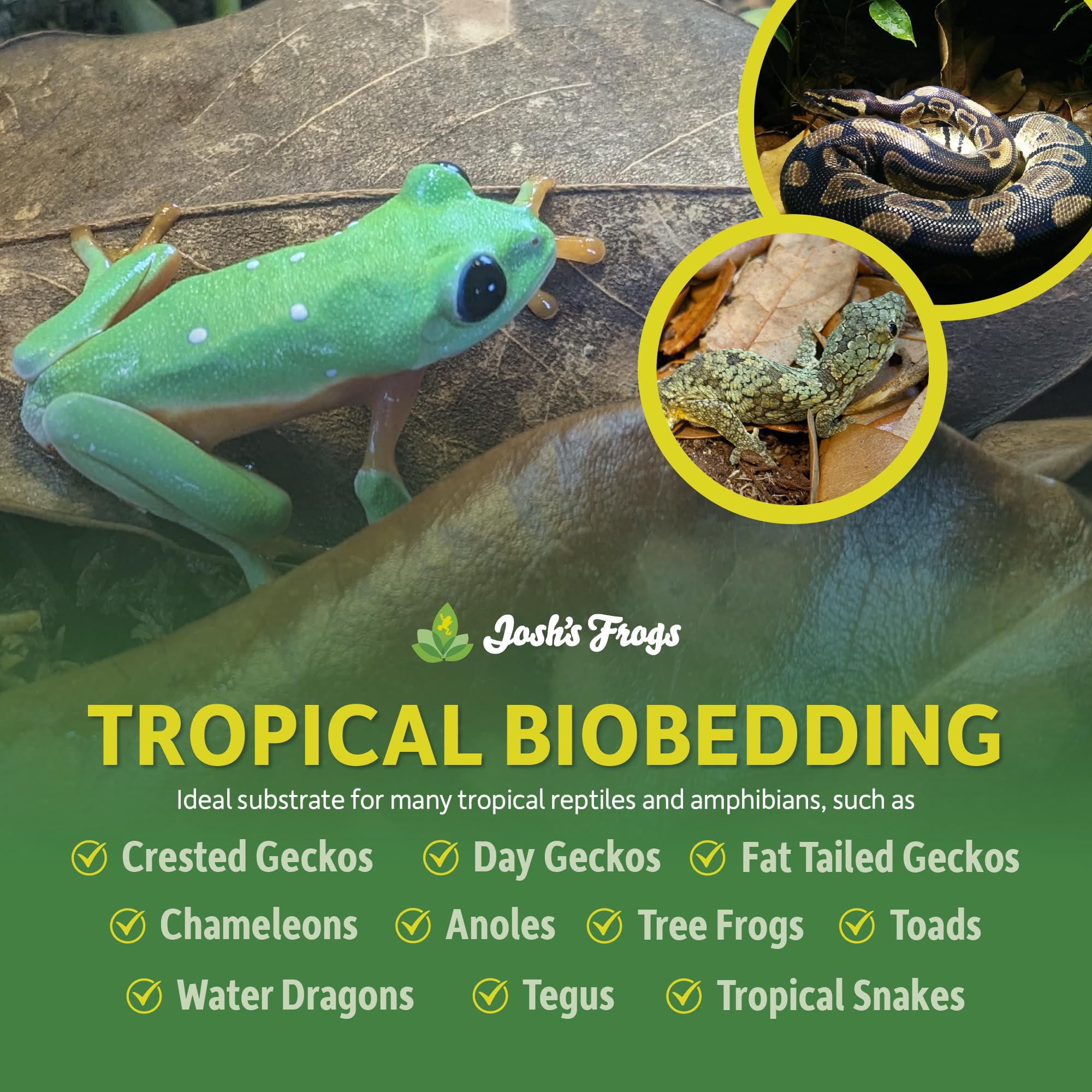 Josh'S Frogs Biobedding Tropical Bioactive Substrate (10 Quarts)