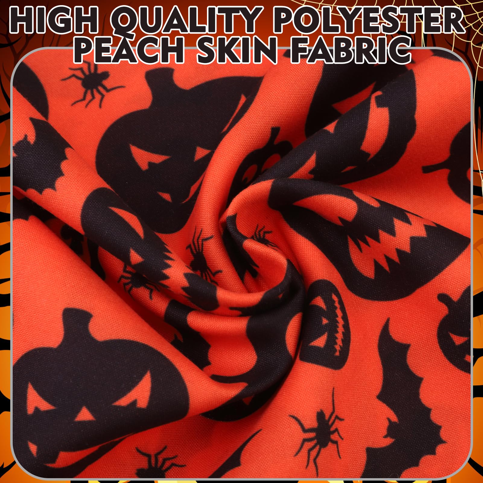 Expawlorer Halloween Dog Bandanas - 4 Pack Reversible Holiday Dog Bandanas Costume Boy And Girl, Soft Triangle Scarfs Bibs, Festival Pet Bandanas Outfit Gift For Small Medium Large Puppy