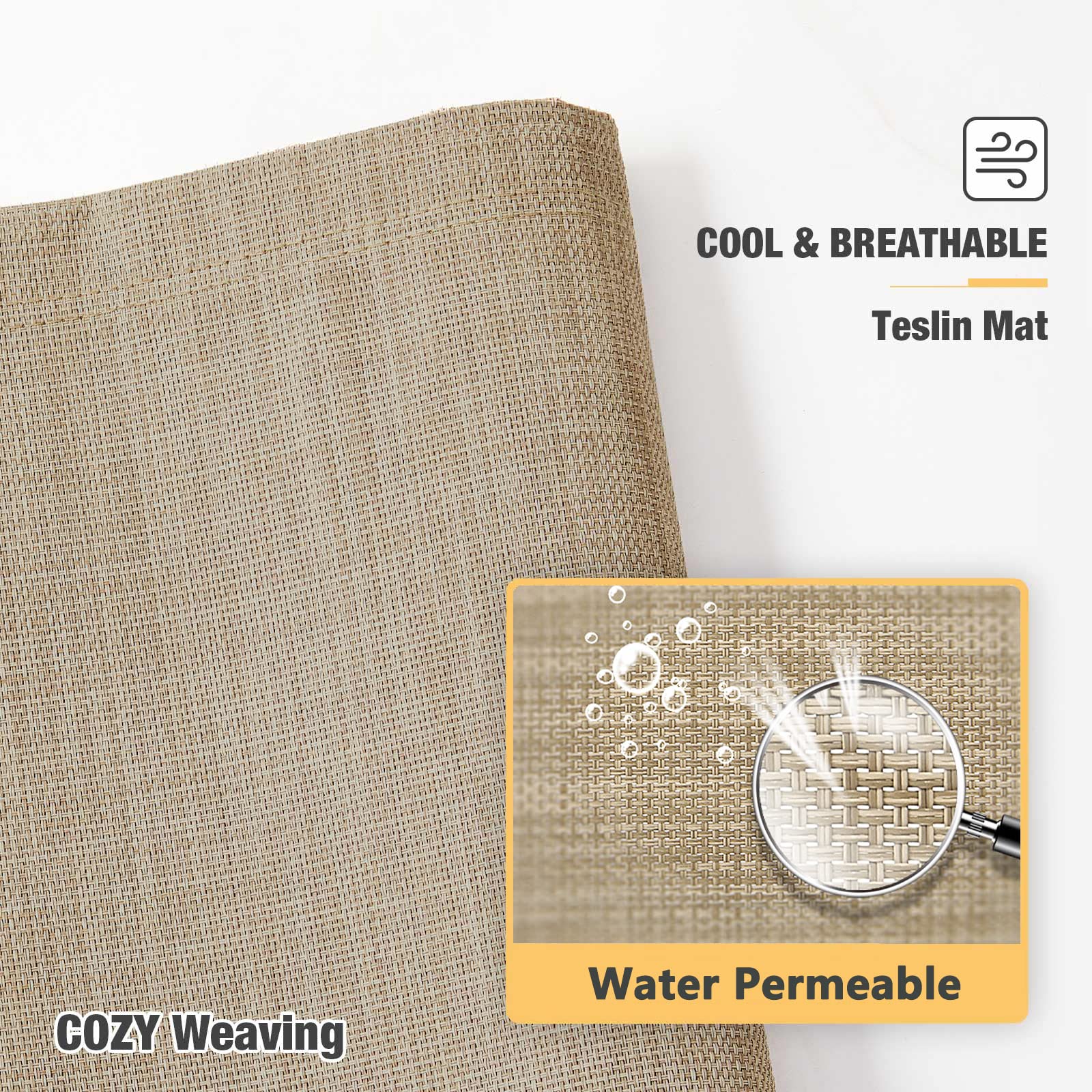 Veehoo Chew Proof Elevated Dog Bed - Cooling Raised Pet Cot - Silver Aluminum Frame And Durable Textilene Mesh Fabric, Unique Designed No-Slip Feet For Indoor Or Outdoor Use, Black Silver, X Large