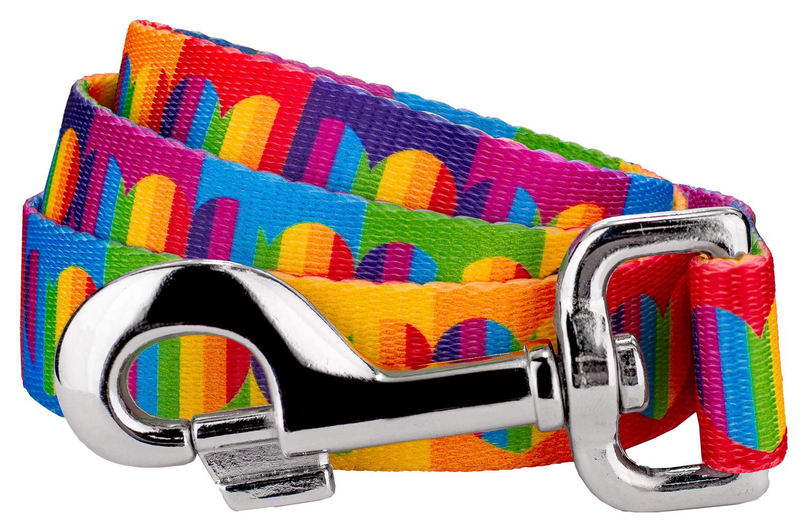Country Brook Petz - Rainbow Hearts Dog Leash