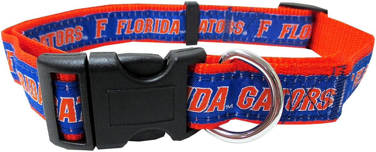 Pets First Collegiate Pet Accessories, Dog Collar, Florida Gators, Medium