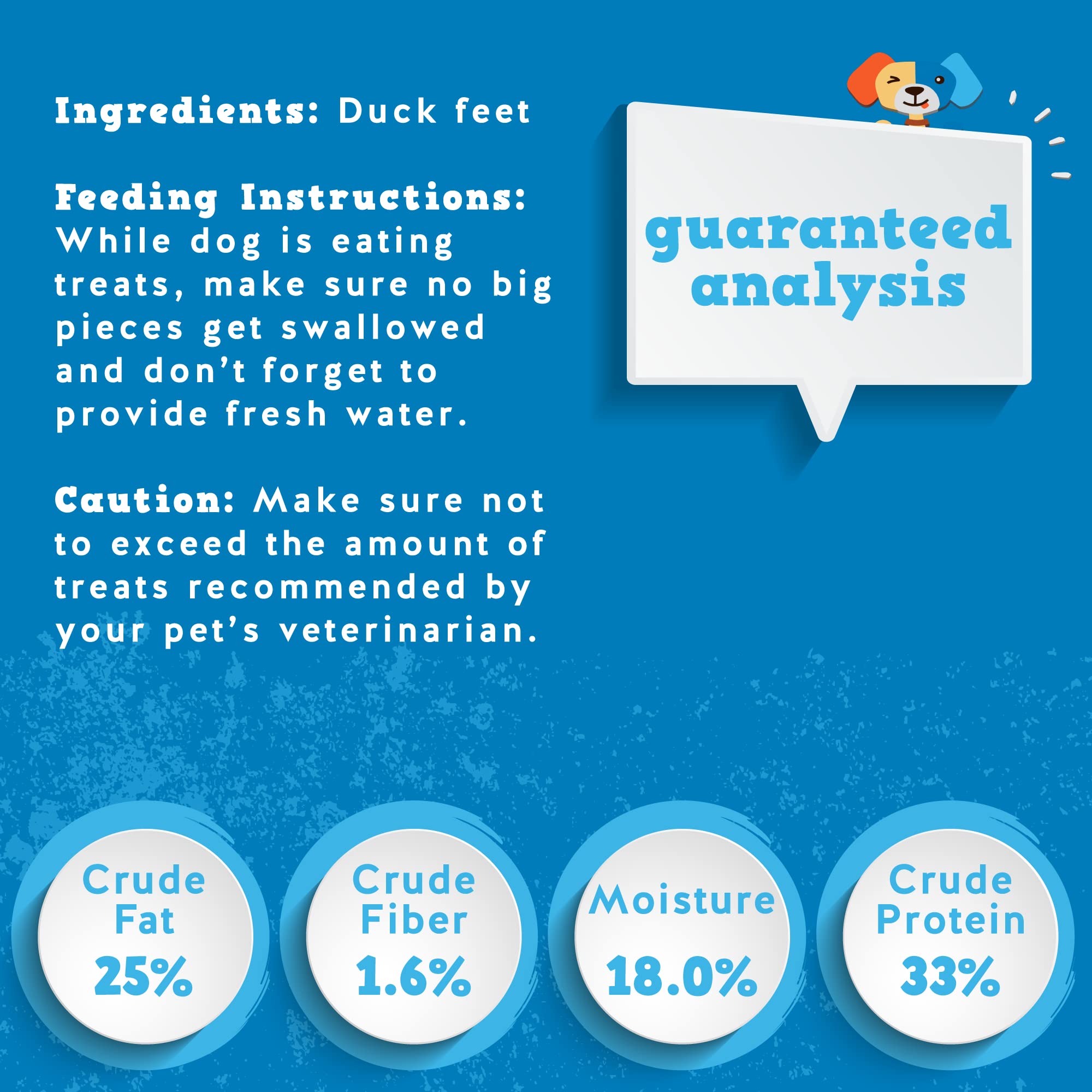 Jack&Pup Dried Chicken Feet Dog Treats | 100% Natural, Fully Digestible, Dehydrated Chicken Feet for Dogs High Protein, Joint Su