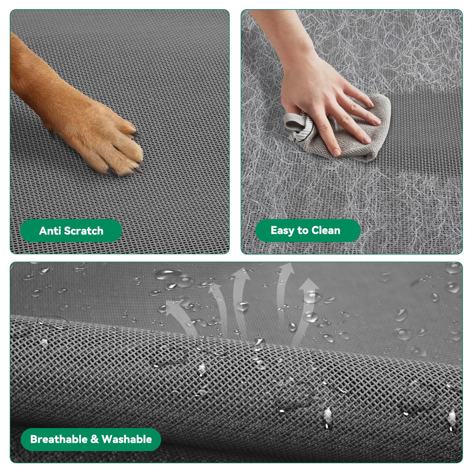 Elevated Dog Bed Raised Outdoor Dog Cot For Large Dogs, Installation Requires No Tools, Frame With Washable Cooling Breathable M