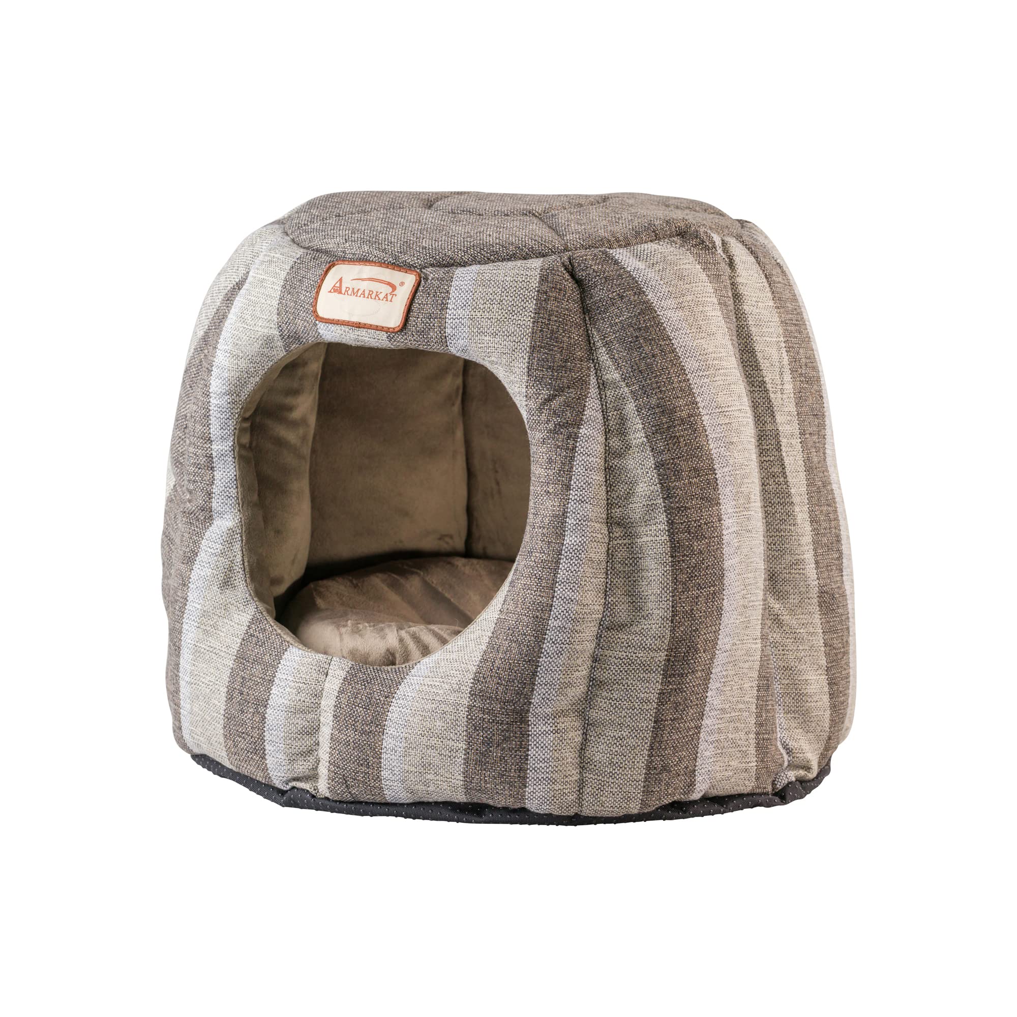 Armarkat C30Cg 2016 Cat Bed, 18'', Pearl And Putty, 20'' L X 16'' W X 4.5'' H