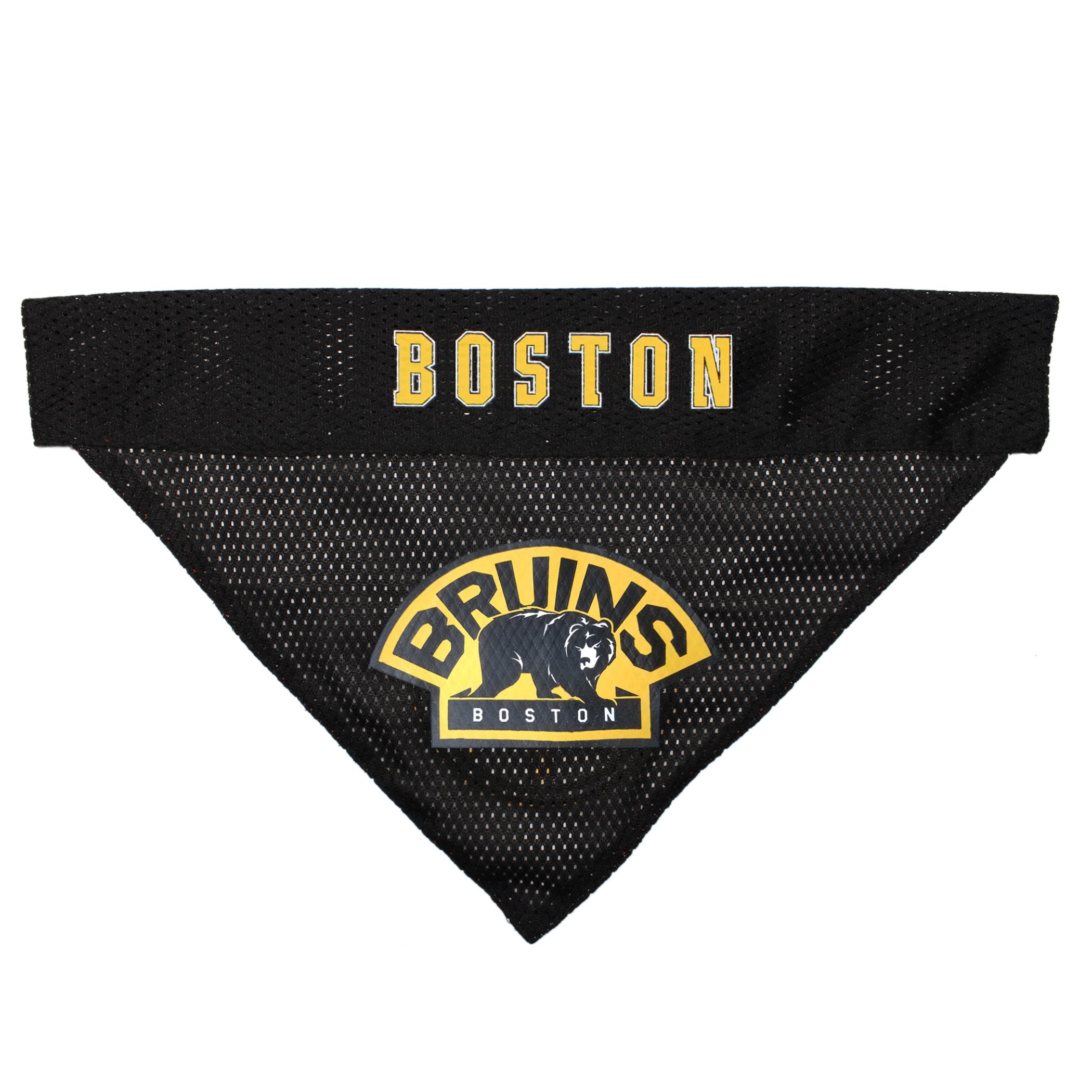 NHL Boston Bruins Bandana for Dogs & Cats, Large/X-Large. - Cute & Stylish Bandana! The Perfect Hockey Fan Scarf Bandana, Great