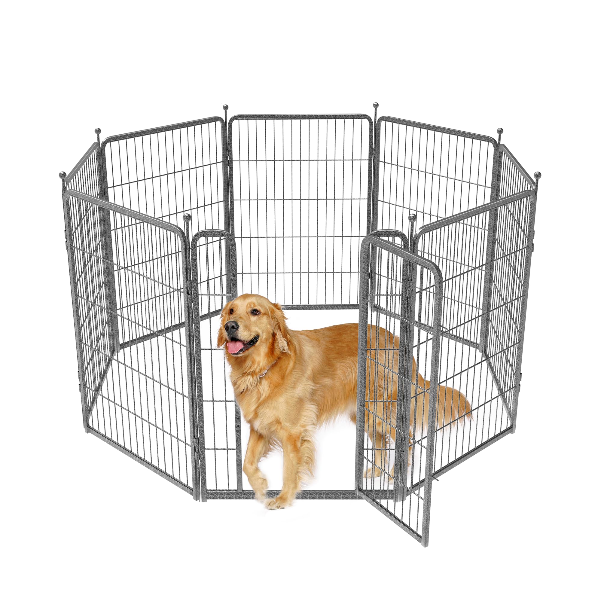 Fxw Aster Dog Playpen Designed For Yard, 8 Panels