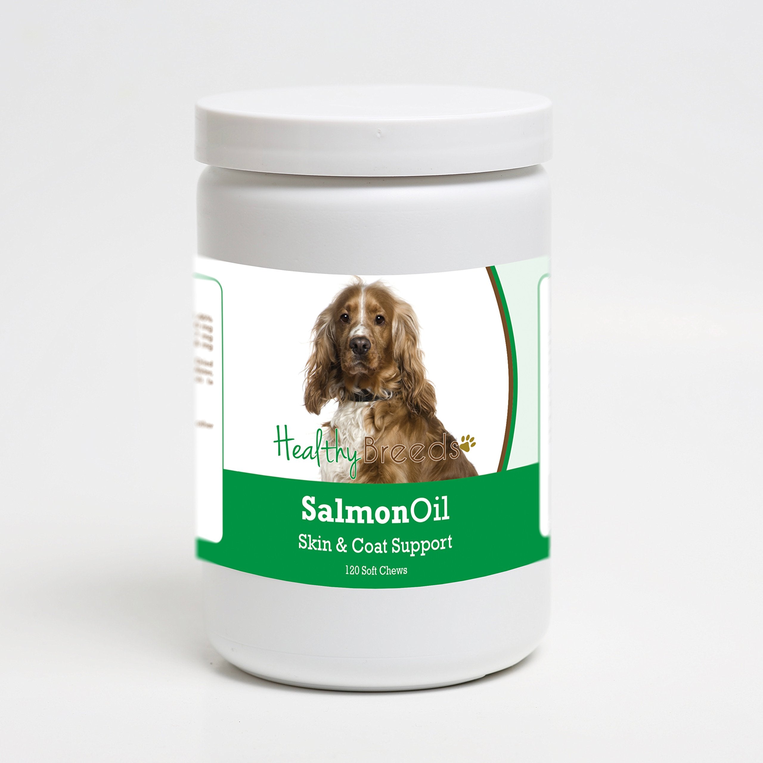 Healthy Breeds English Cocker Spaniel Salmon Oil Soft Chews 120 Count