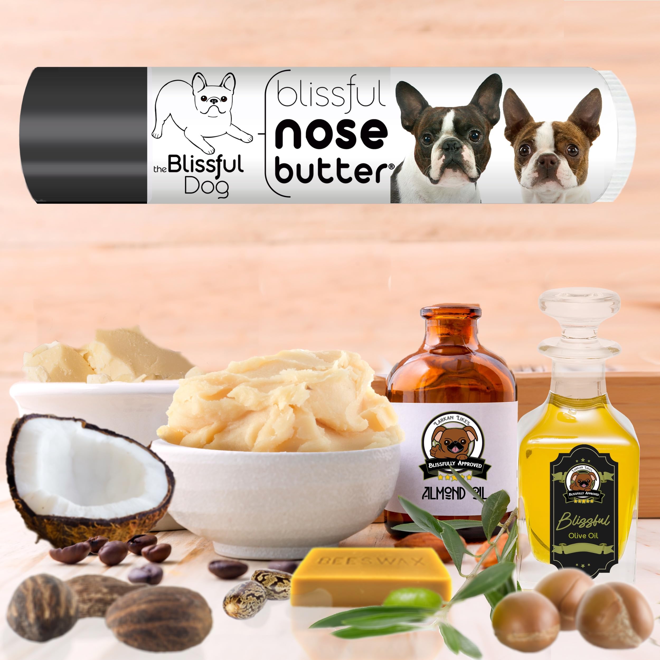 The Blissful Dog Boston Terrier Unscented Nose Butter