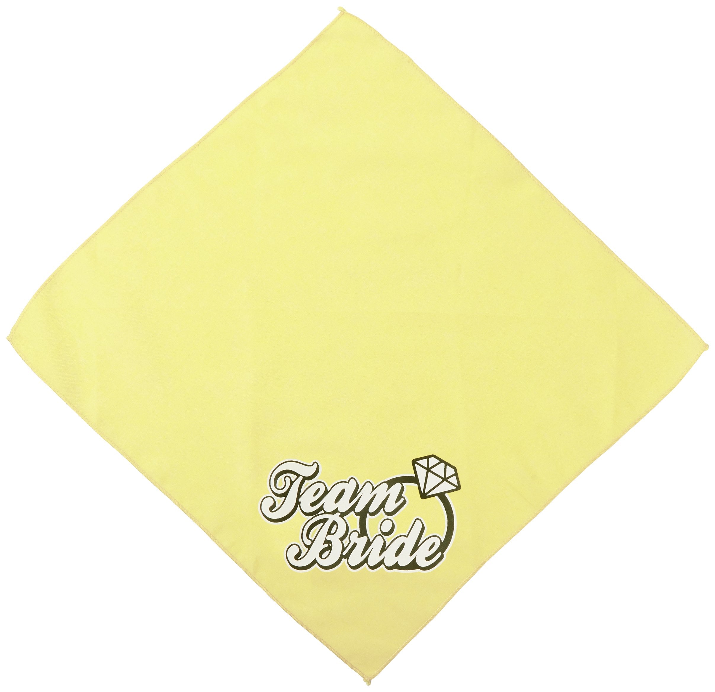 Mirage Pet Products Team Bride Screen Print Bandana, Small, Yellow