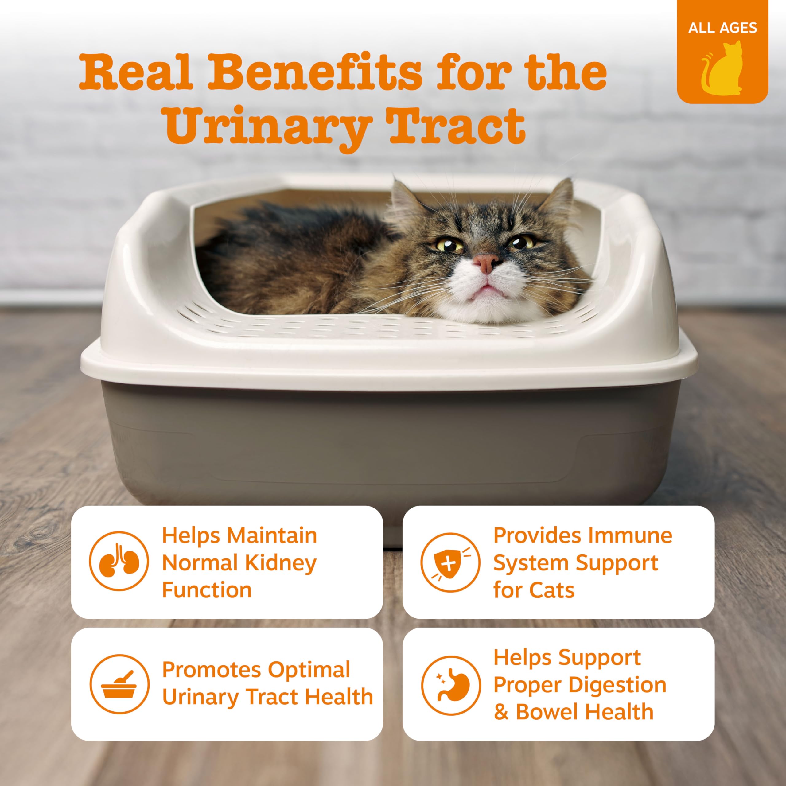 Zesty Paws Urinary Tract Mousse for Cats - Cranberry & D-Mannose - Kidney, Bladder & Urinary Tract Health - Cat Supplement with