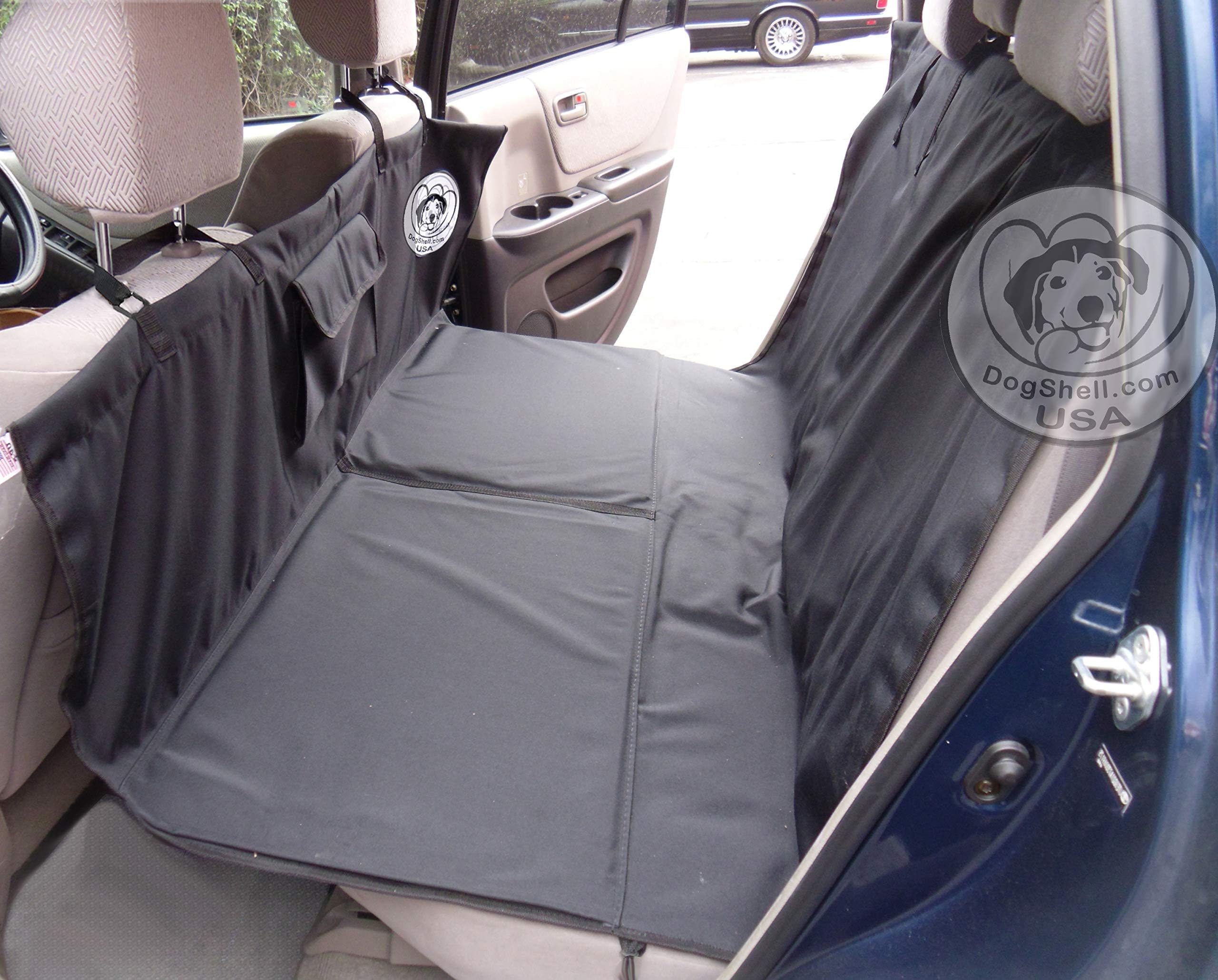 Dogshell® Car/Suv Dog Pet Heavy-Duty Back Seat Cover Extended Platform Bridge