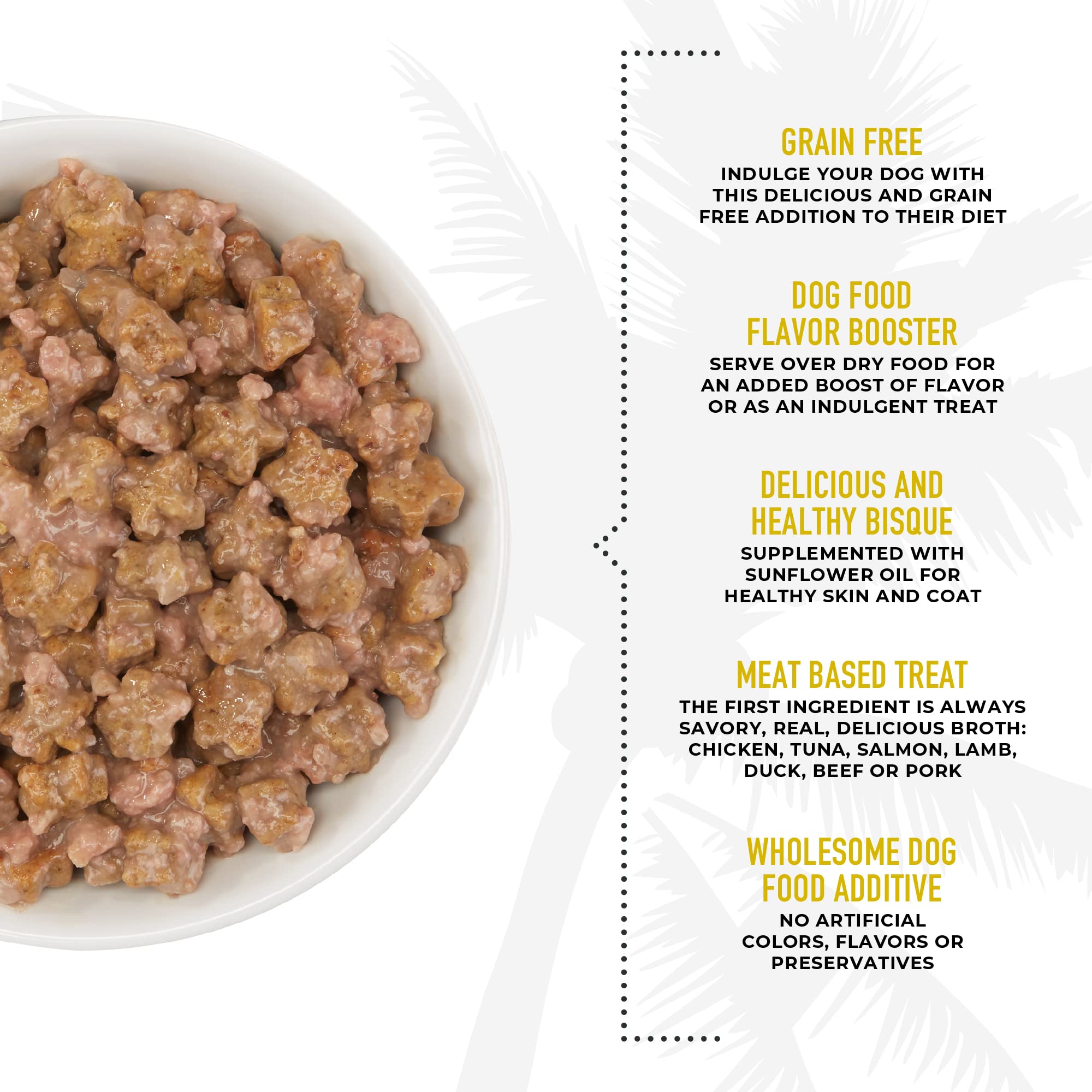 Tiki Dog Born Carnivore Flavor Booster, Variety Pack, Grain Free Wholesome Dog Food Additive, Meal Topper for All Dog Breeds and