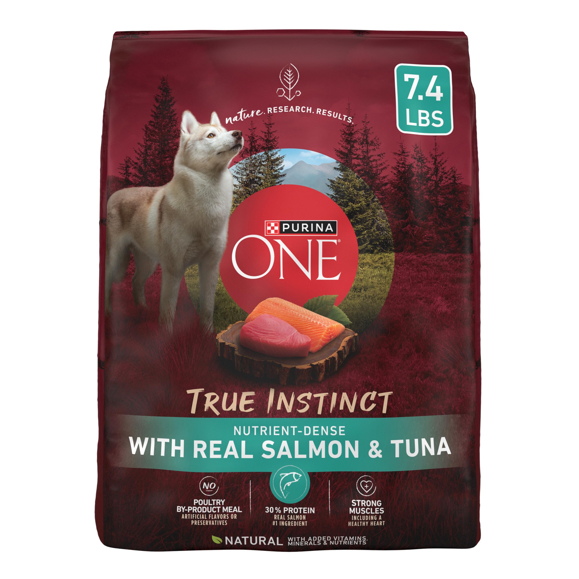 Purina ONE True Instinct With Real Salmon and Tuna Dry Dog Food - 7.4 lb. Bag