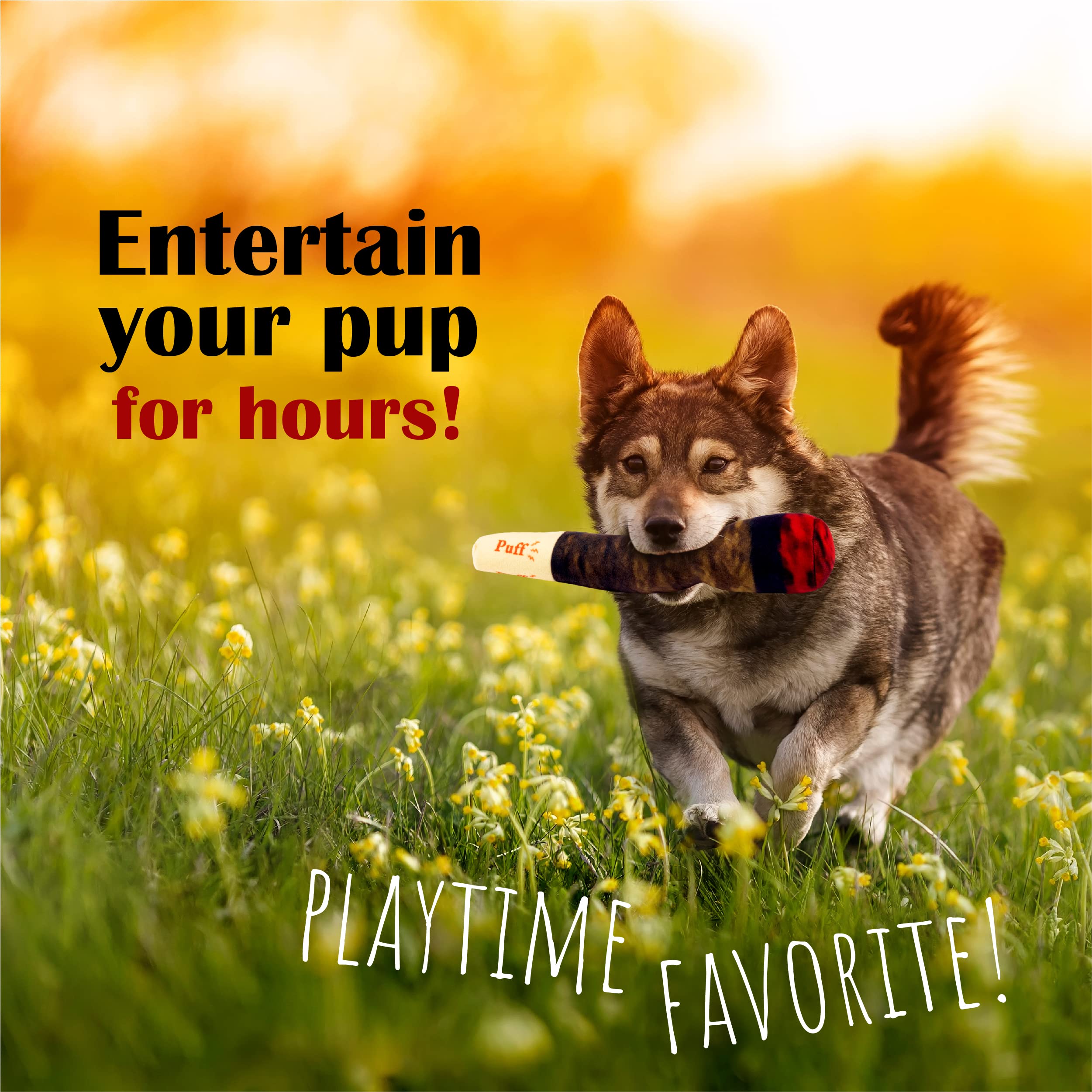 Dog Toy Doobie | Funny Dog Toy | Cool Dog Toys | Gifts For Dogs | Funny Squeaky Dog Toys | Novelty Dog Toys | Dog Birthday Gift