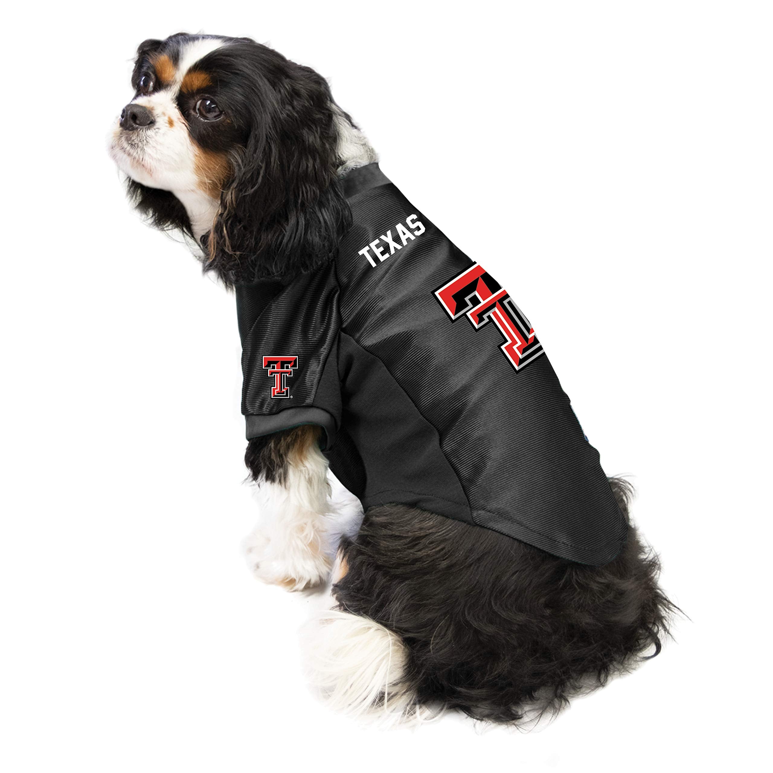 Texas Tech Red Raiders Pet Jersey Stretch Size S - Special Order