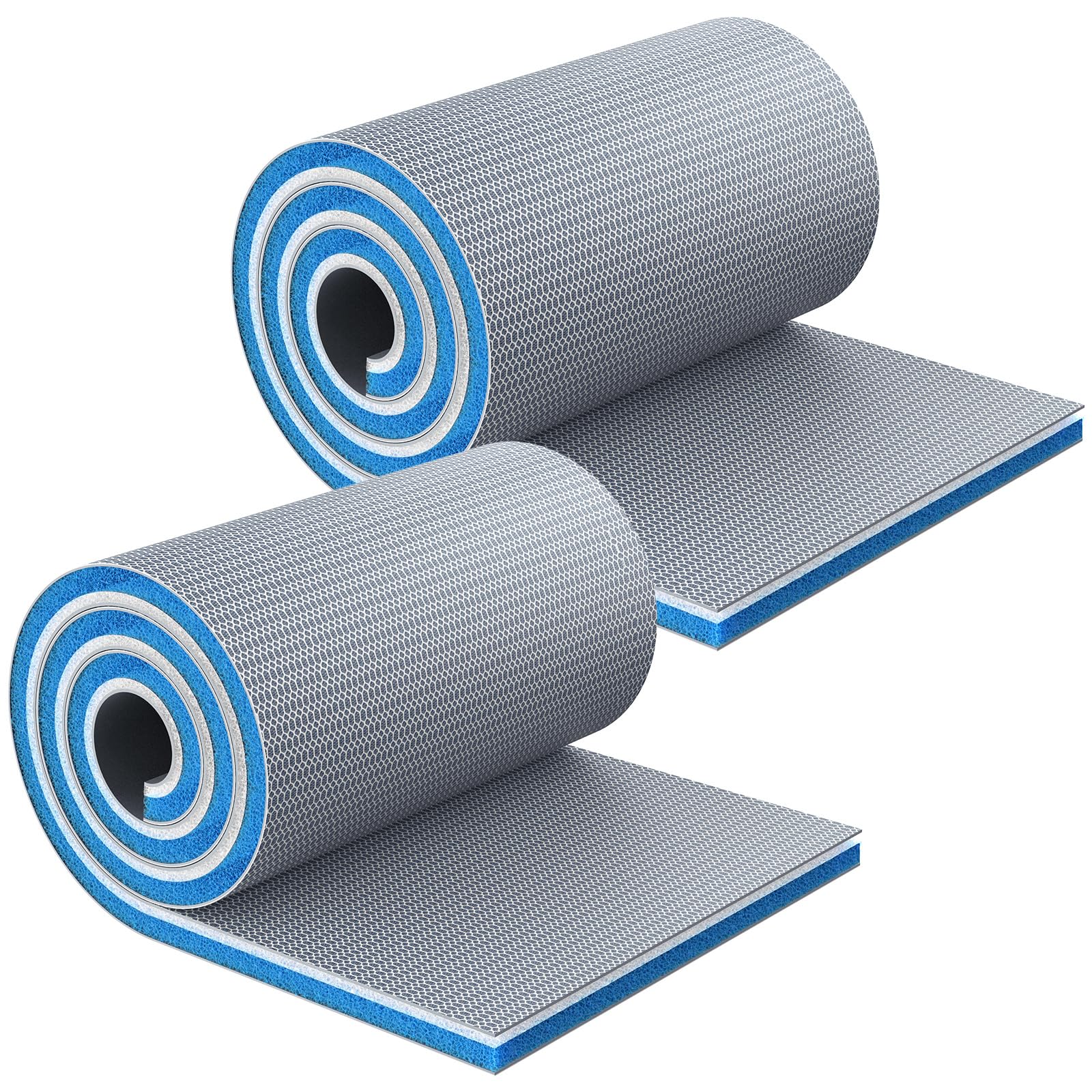 Pawfly 16 X 12 Inch Cuttable Aquarium Filter Media Pad, Sponge Filter Pad For Freshwater Saltwater Fish Tanks, 8-Layer Aquarium 