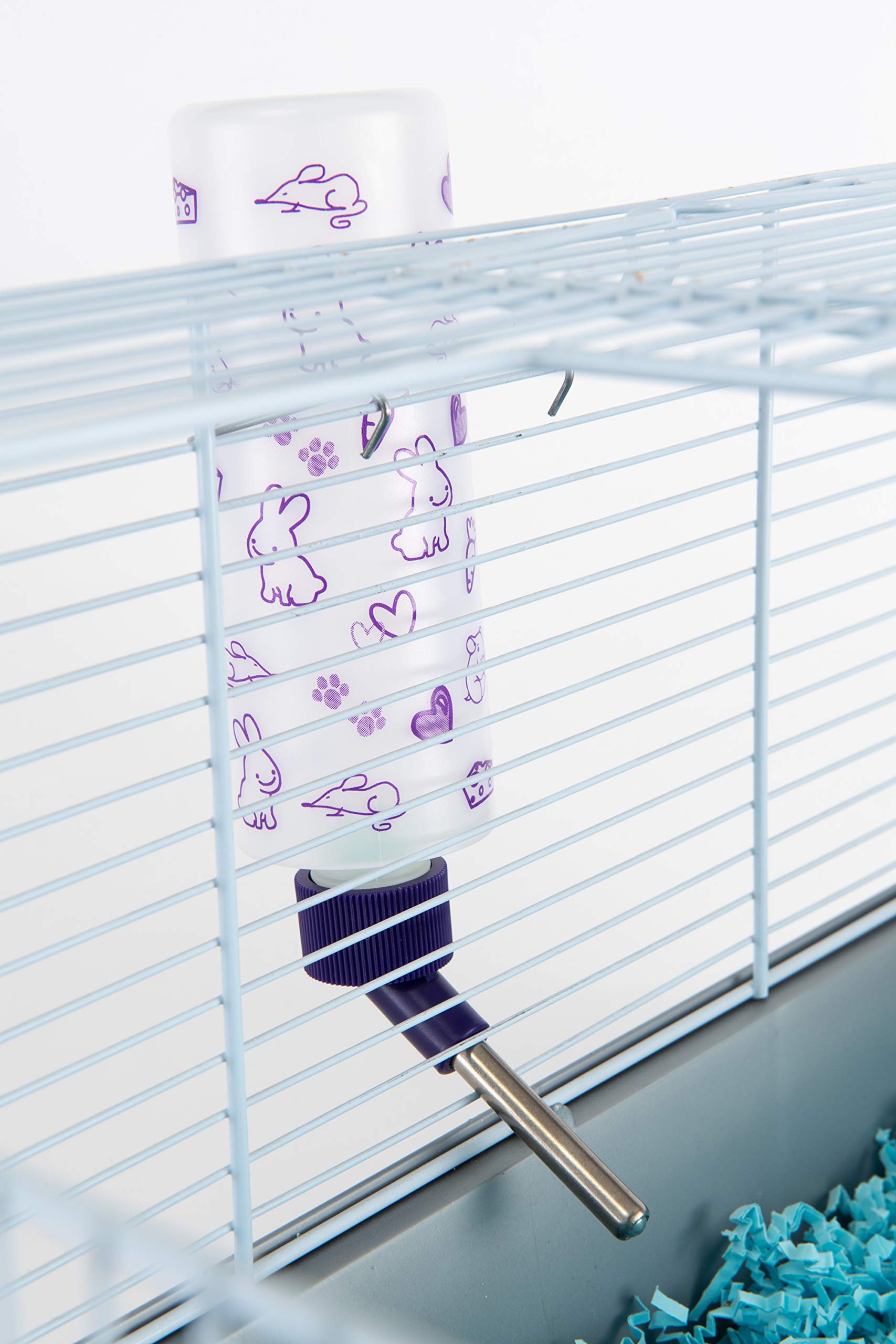 Lixit Weather Resistant Cage Water Bottles for Rabbits, Ferrets, Guinea Pigs Hamsters and Other Small Animals. (8-Ounce)