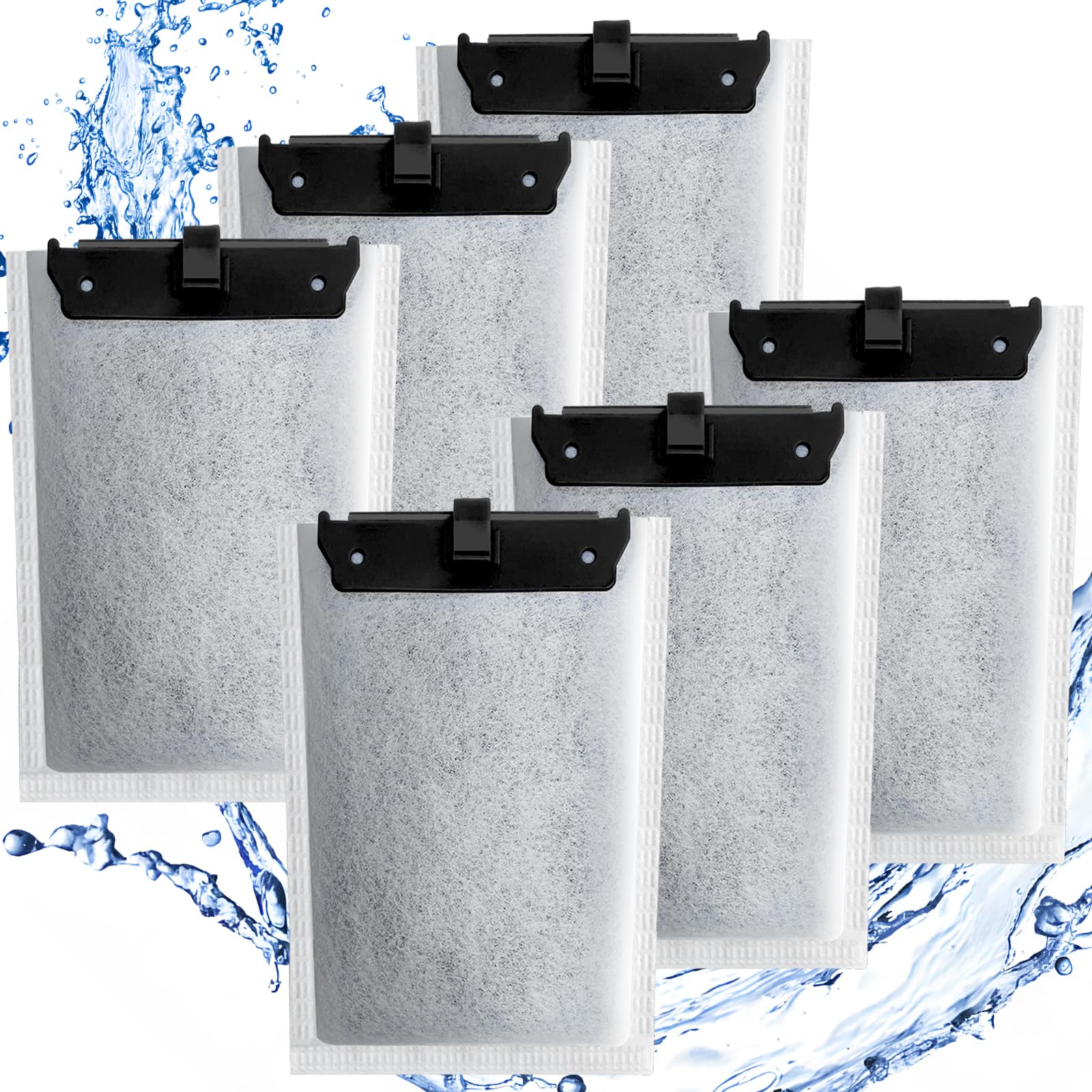 Driamor 6 Pack Medium Filter Cartridges Replacement Compatible With Whisper 10I/Iq10/Pf10 Aquarium Filter 5-10 Gallons