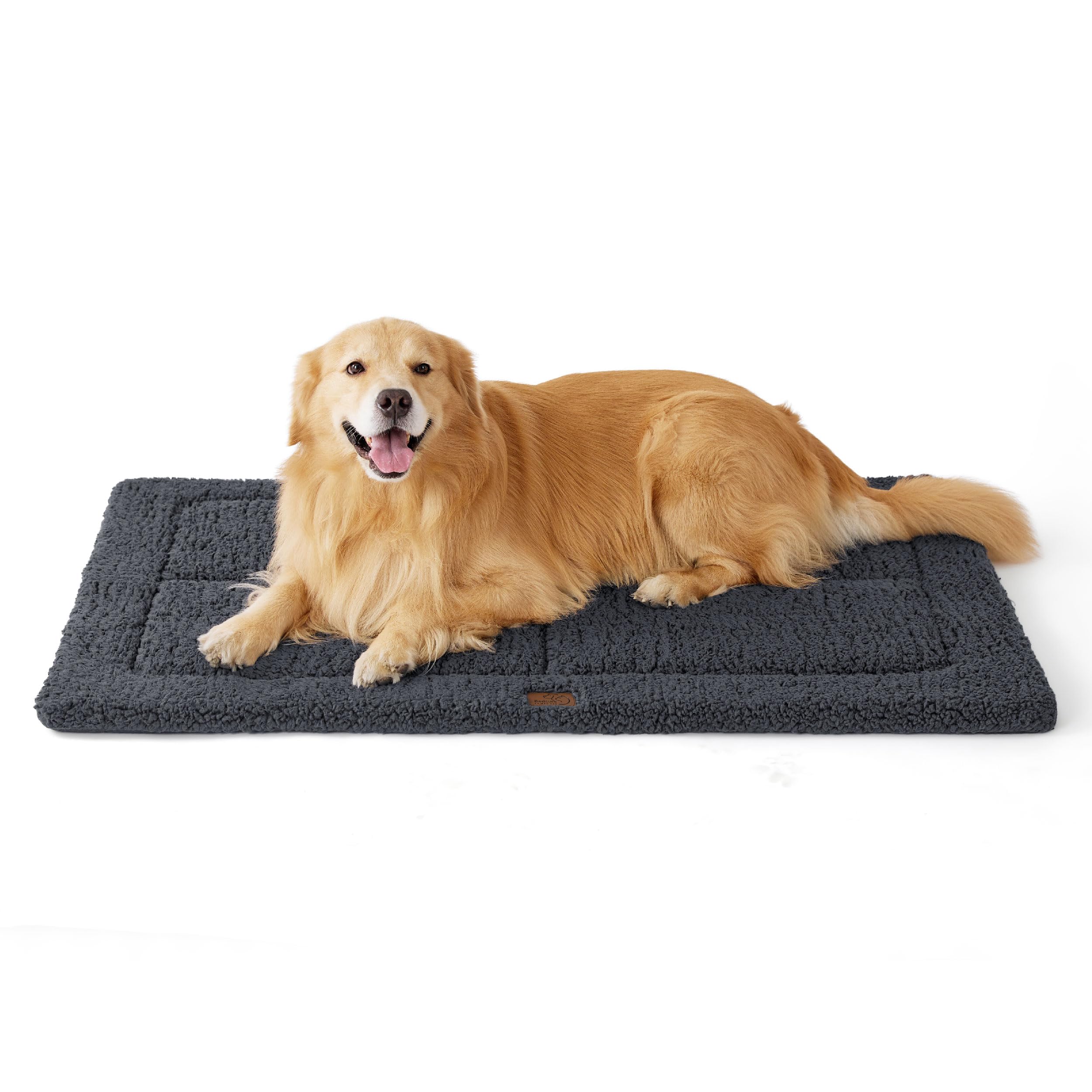 Bedsure Washable Dog Crate Bed For Extra Large Dogs, Reversible Foam Floor Dog Mat, Lightweight Travel Flat Pet Beds For Indoor 
