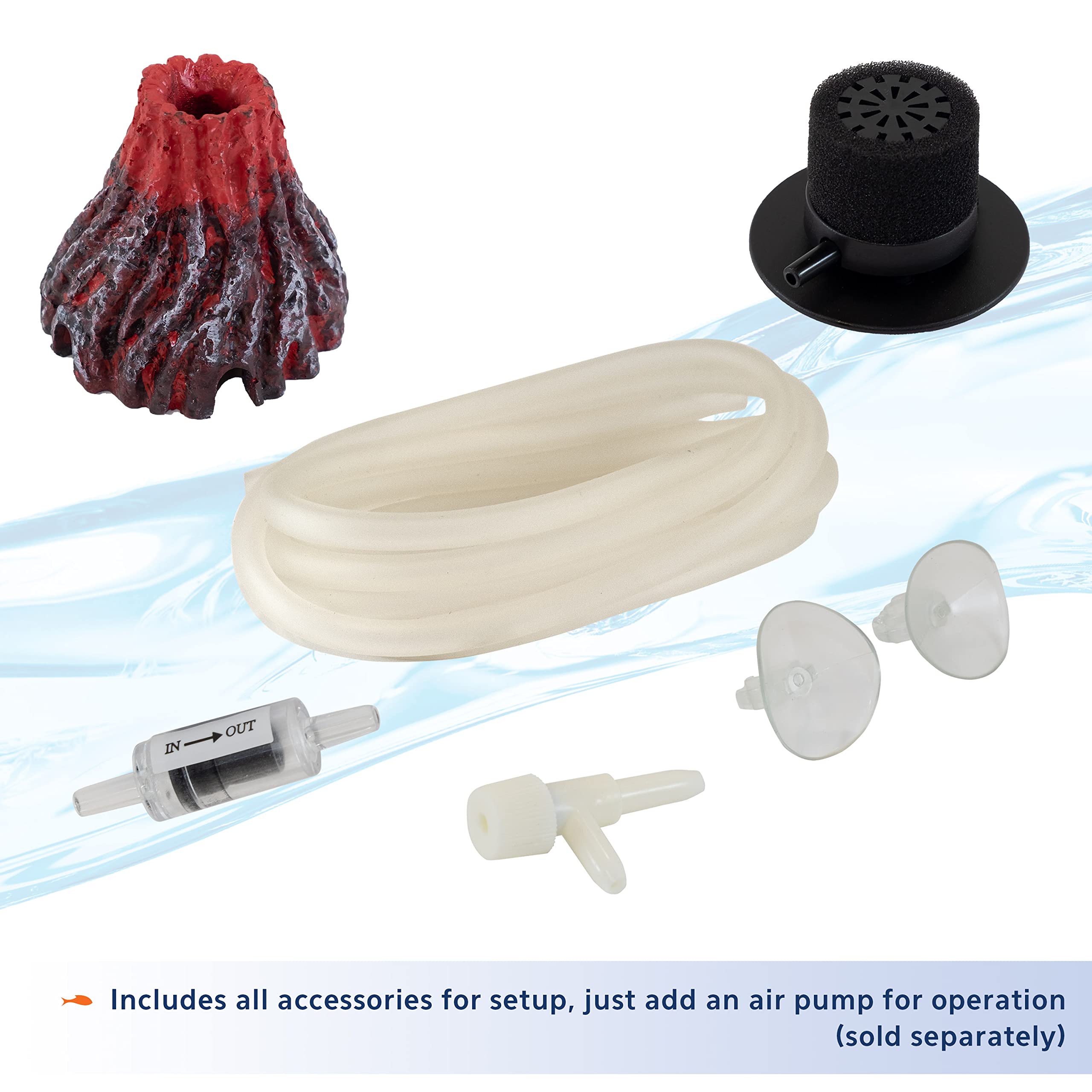 Aqueon Betta Filters Volcano One Size