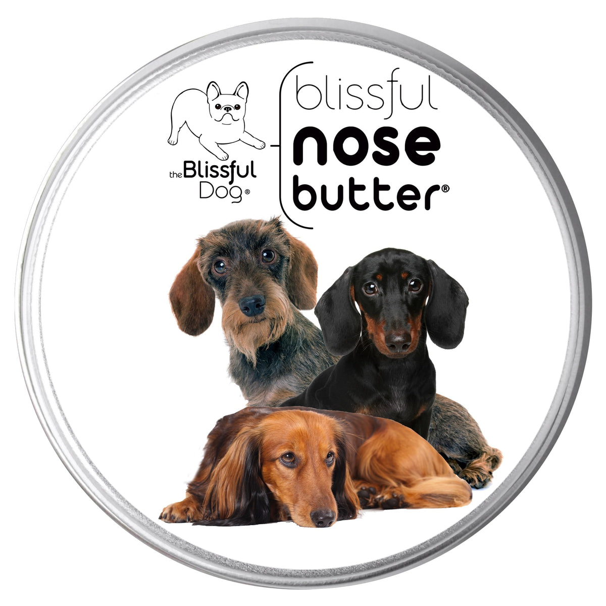 The Blissful Dog Dachshund Unscented Nose Butter, 8-Ounce