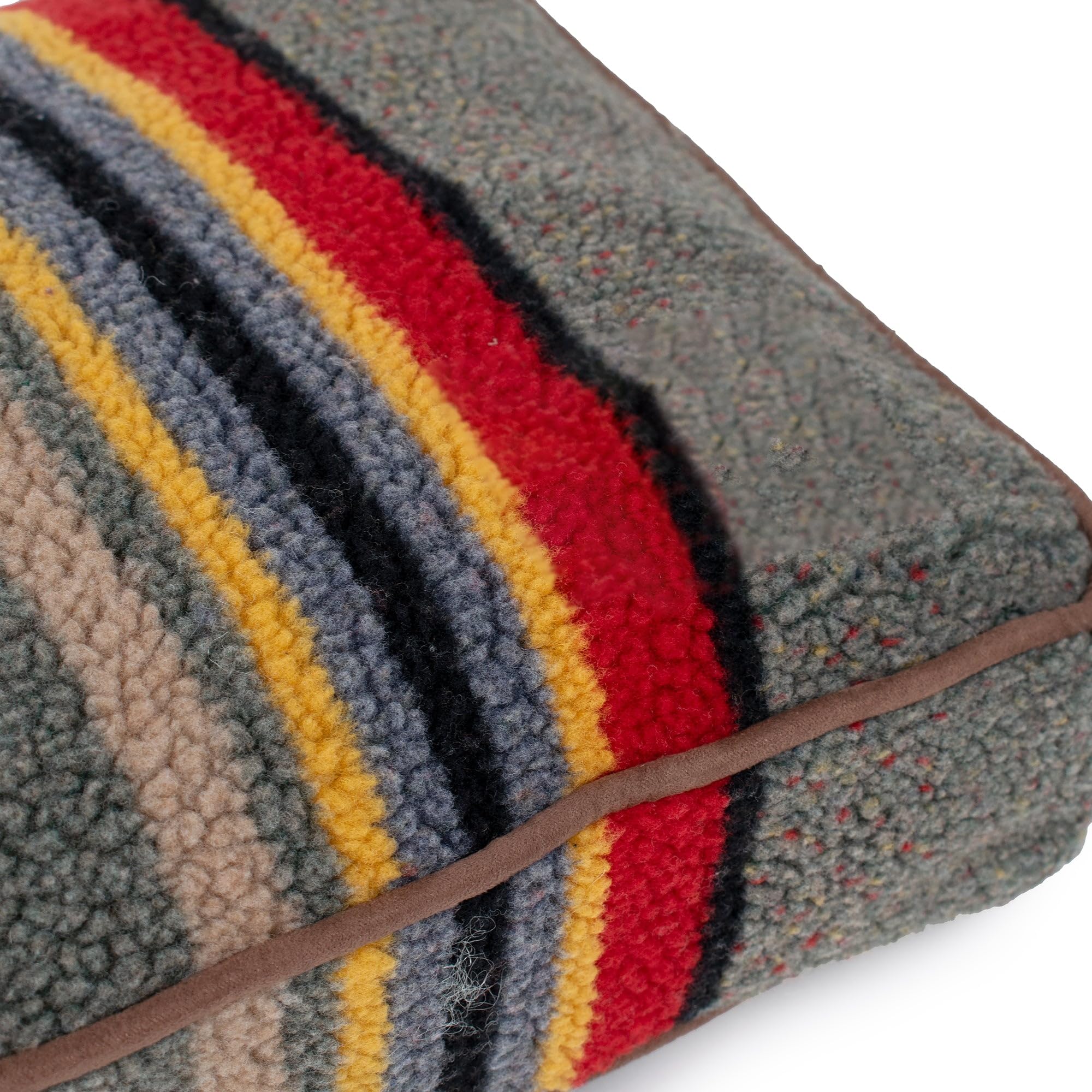 Pendleton Vintage Camp Napper Dog Bed - Heather Green, L