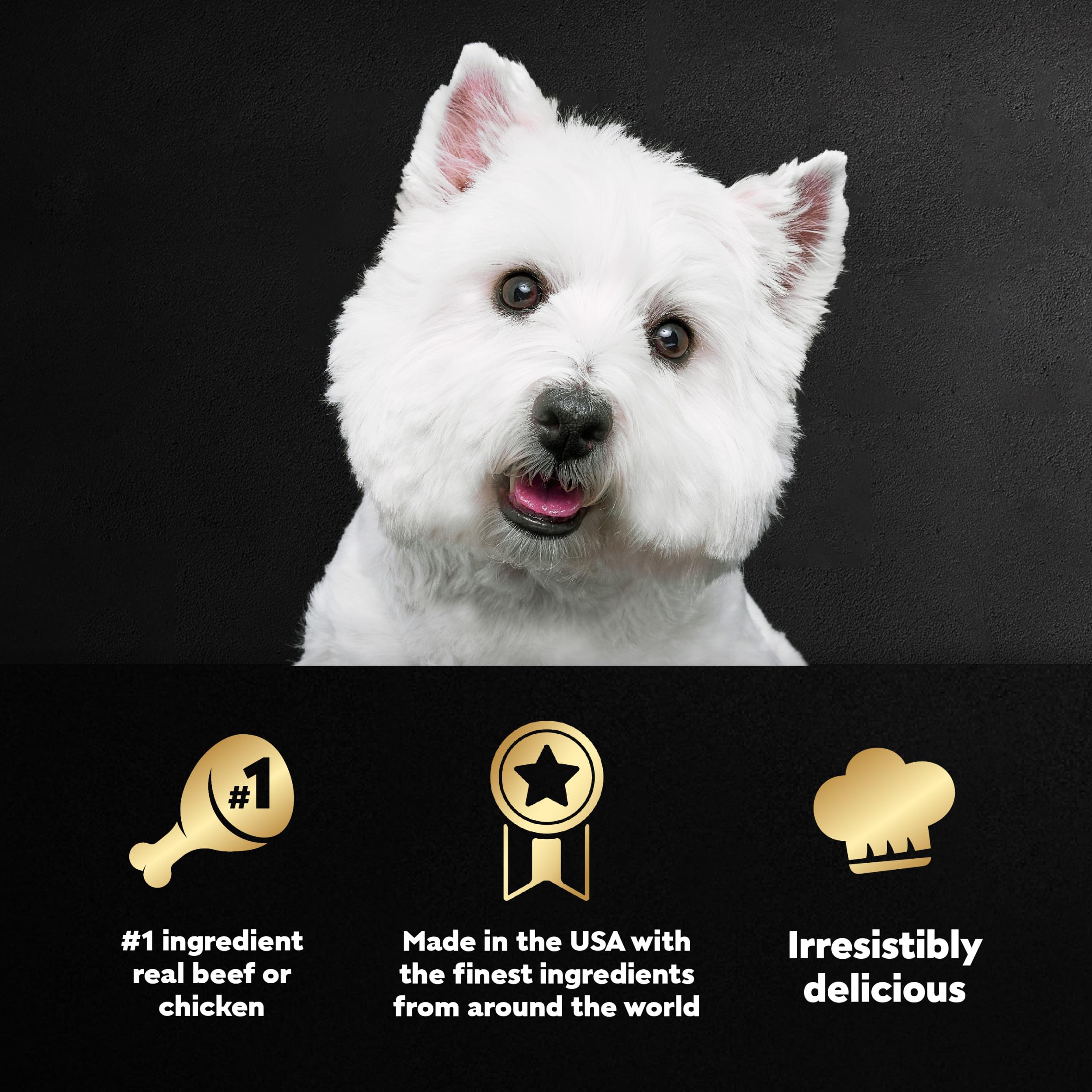 CESAR HOME DELIGHTS Soft Wet Dog Food Slow Cooked Chicken & Vegetables Dinner and Beef Stew Variety Pack, Easy Peel Trays, 3.5 O